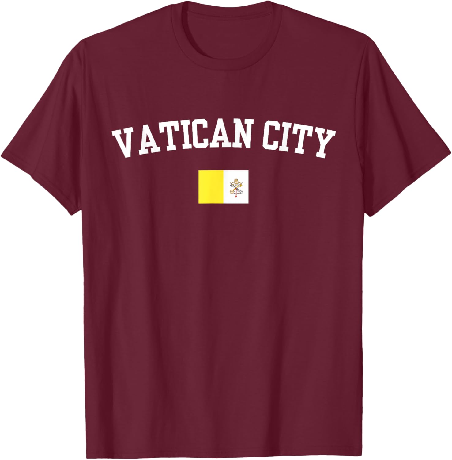 Vatican City Flag Travel T-Shirt Perfect for Souvenir Lovers - 8