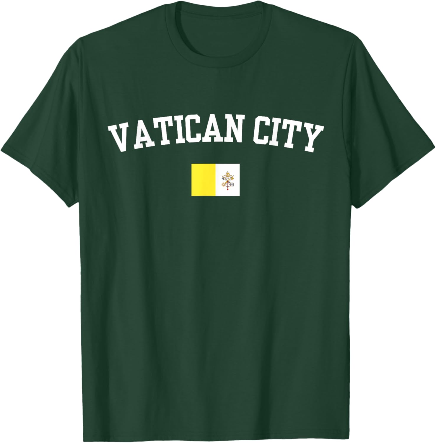 Vatican City Flag Travel T-Shirt Perfect for Souvenir Lovers - 15