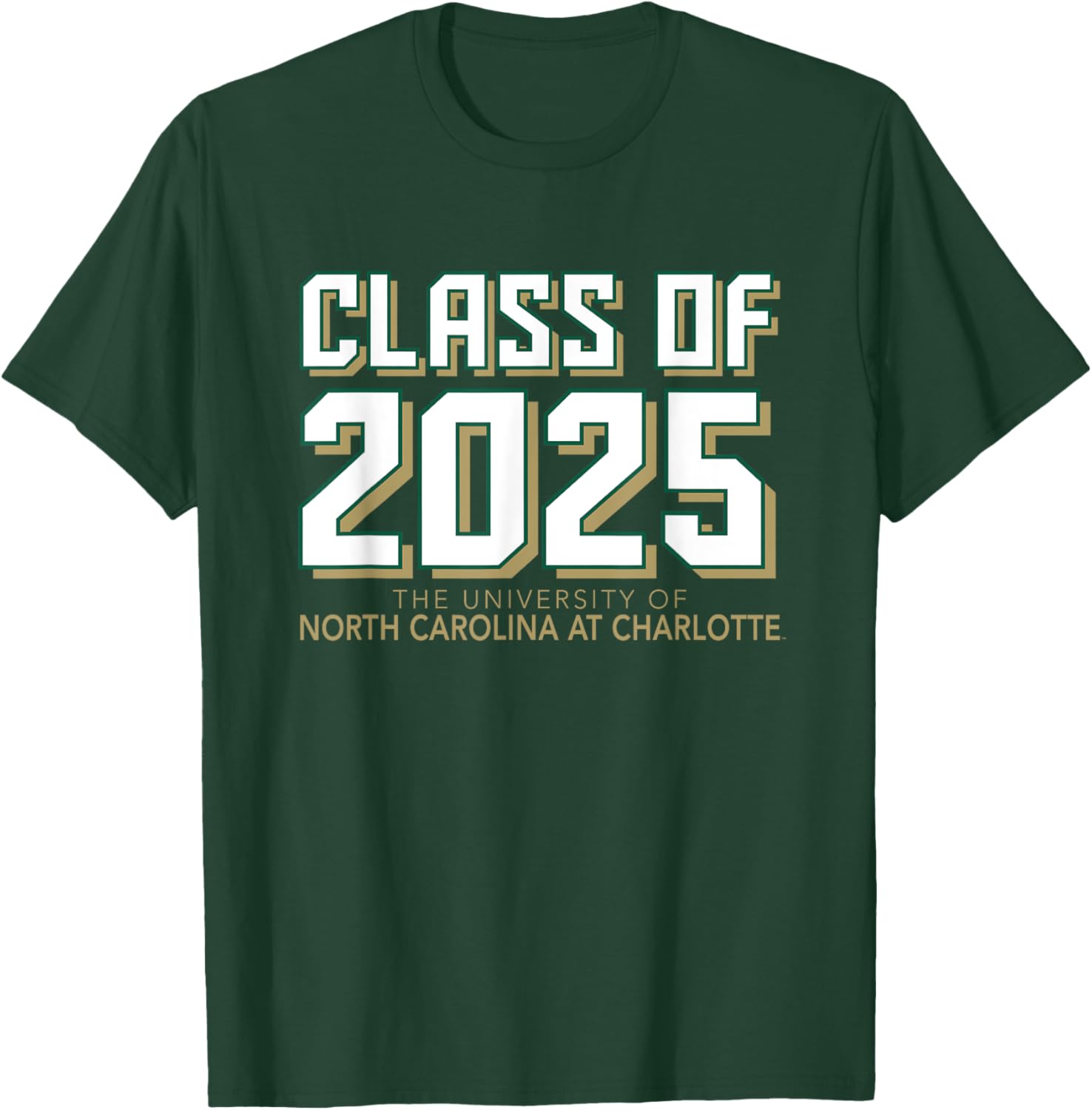UNC Charlotte 49ers Class of 2025 T-Shirt for Sports Fans and Graduates - 1