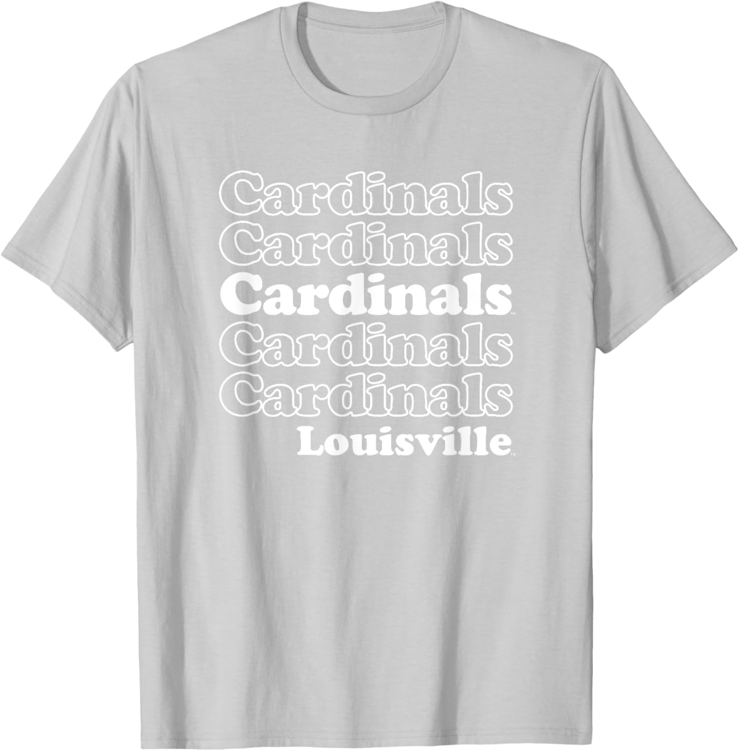 University of Louisville Cardinals Stacked Spirit T-Shirt for Fans - 2