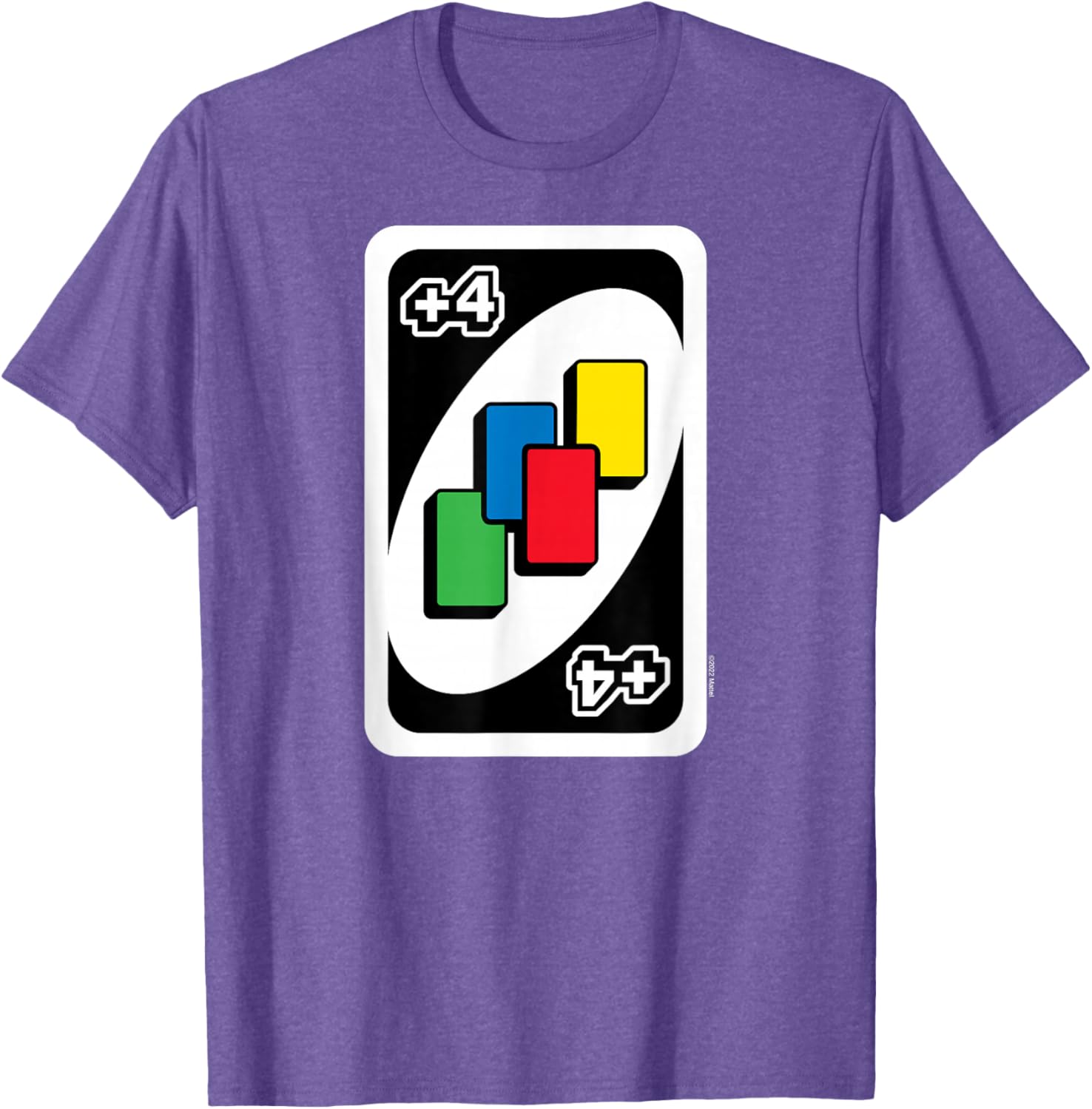 UNO Draw Four Card T-Shirt Fun Casual Wear for Game Lovers - 6