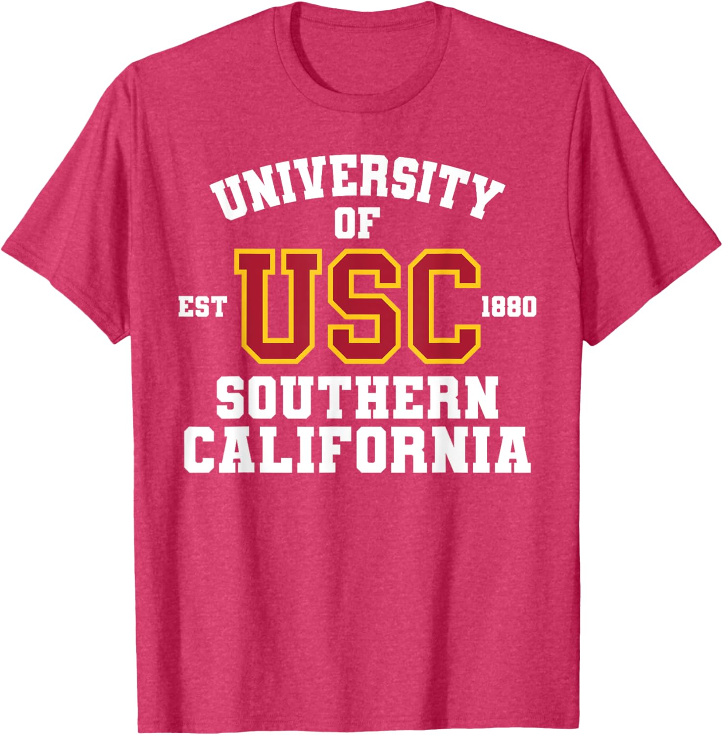 USC Established 1880 University of Southern California T-Shirt for Fans - 17