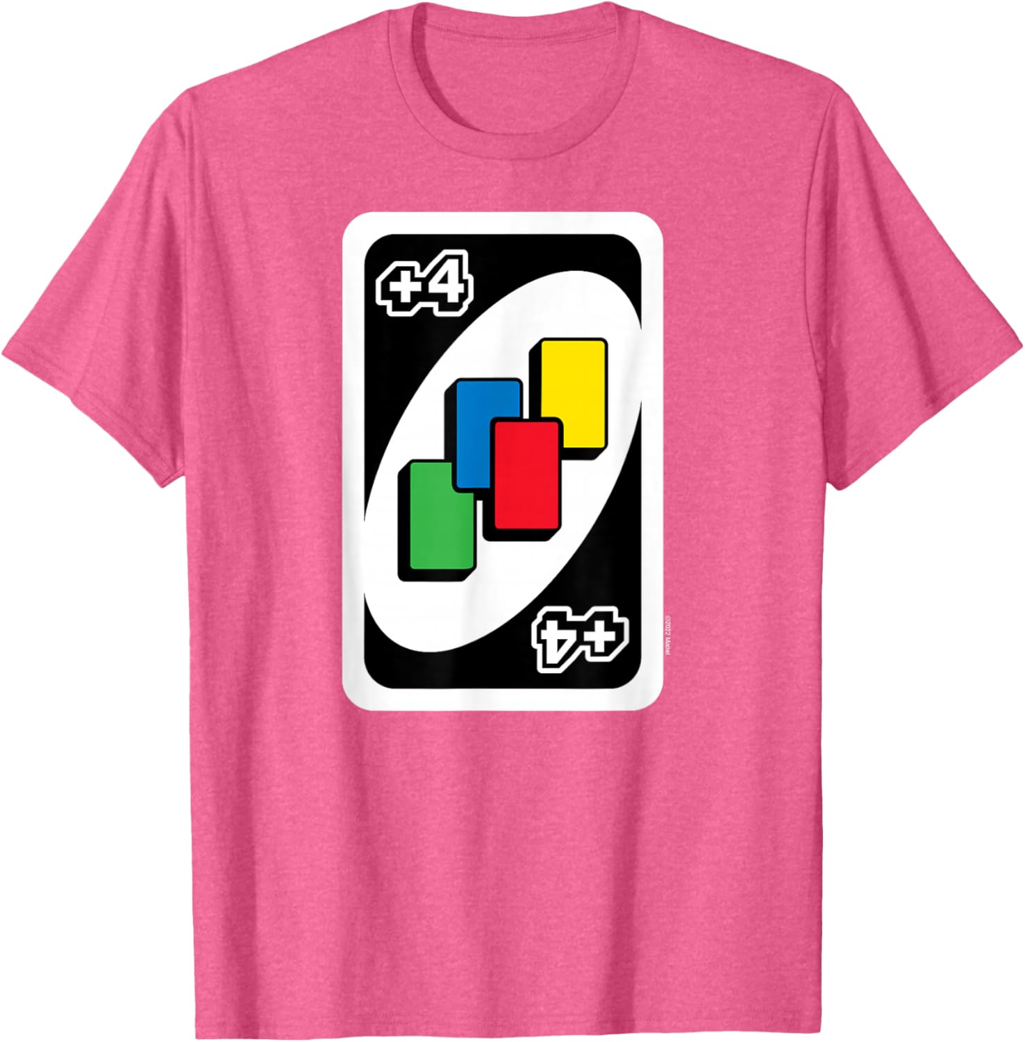 UNO Draw Four Card T-Shirt Fun Casual Wear for Game Lovers - 8