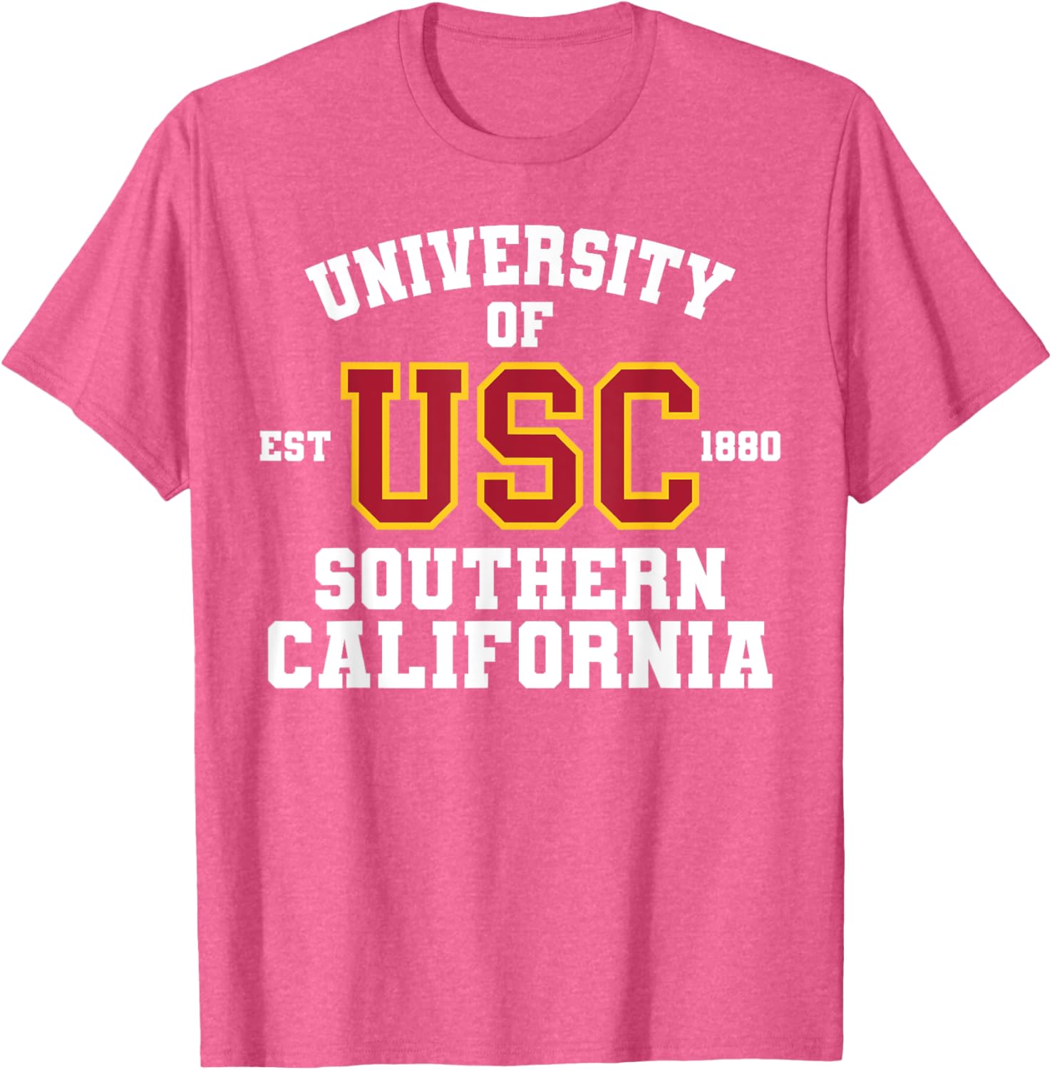USC Established 1880 University of Southern California T-Shirt for Fans - 11
