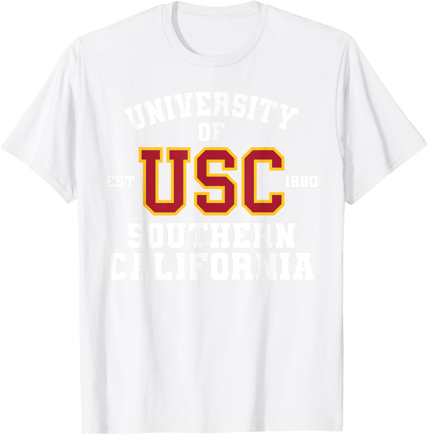 USC Established 1880 University of Southern California T-Shirt for Fans - 12