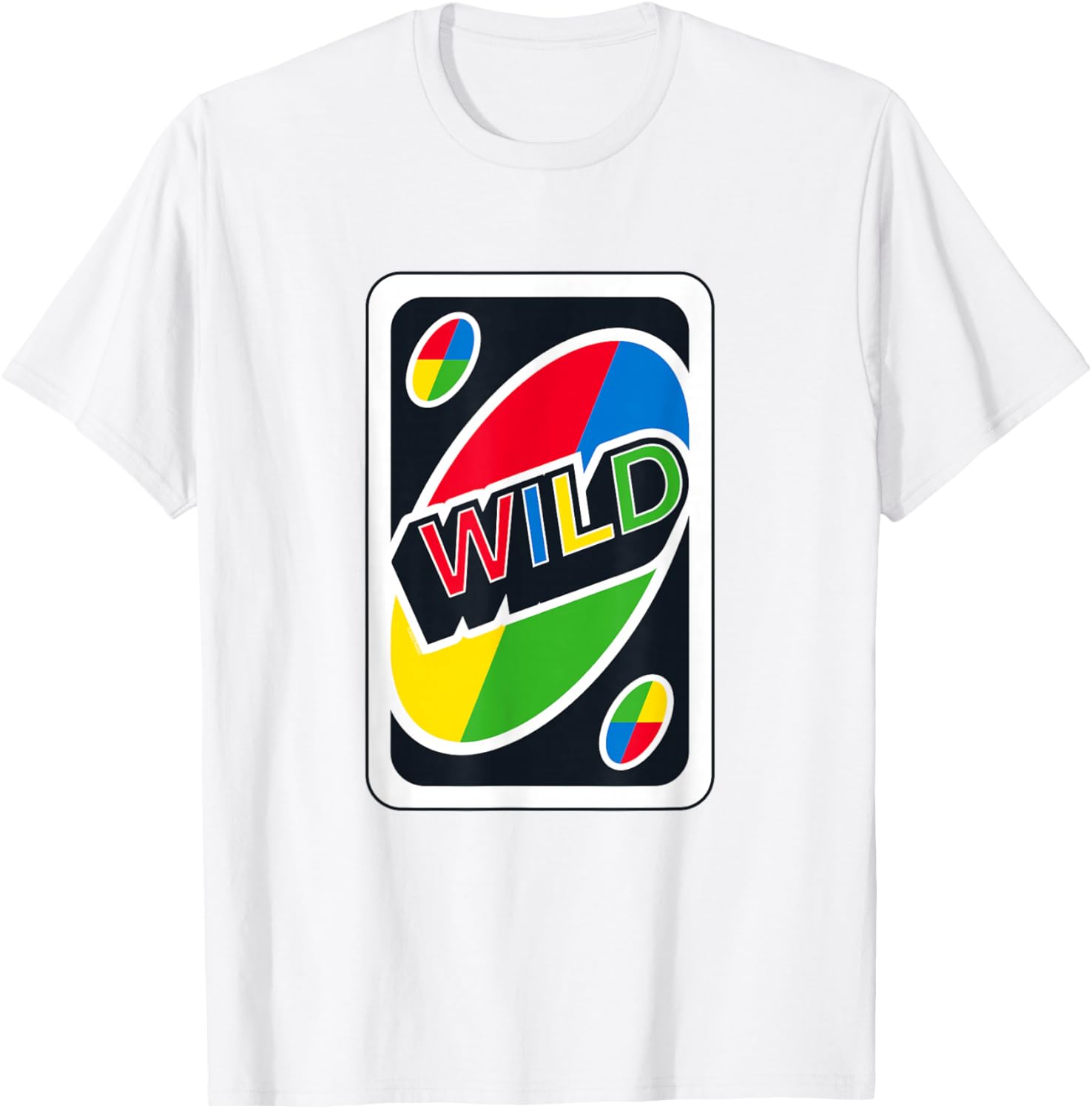 UNO Wild Card T-Shirt Fun Graphic Tee for Gamers and Casual Wear - 8