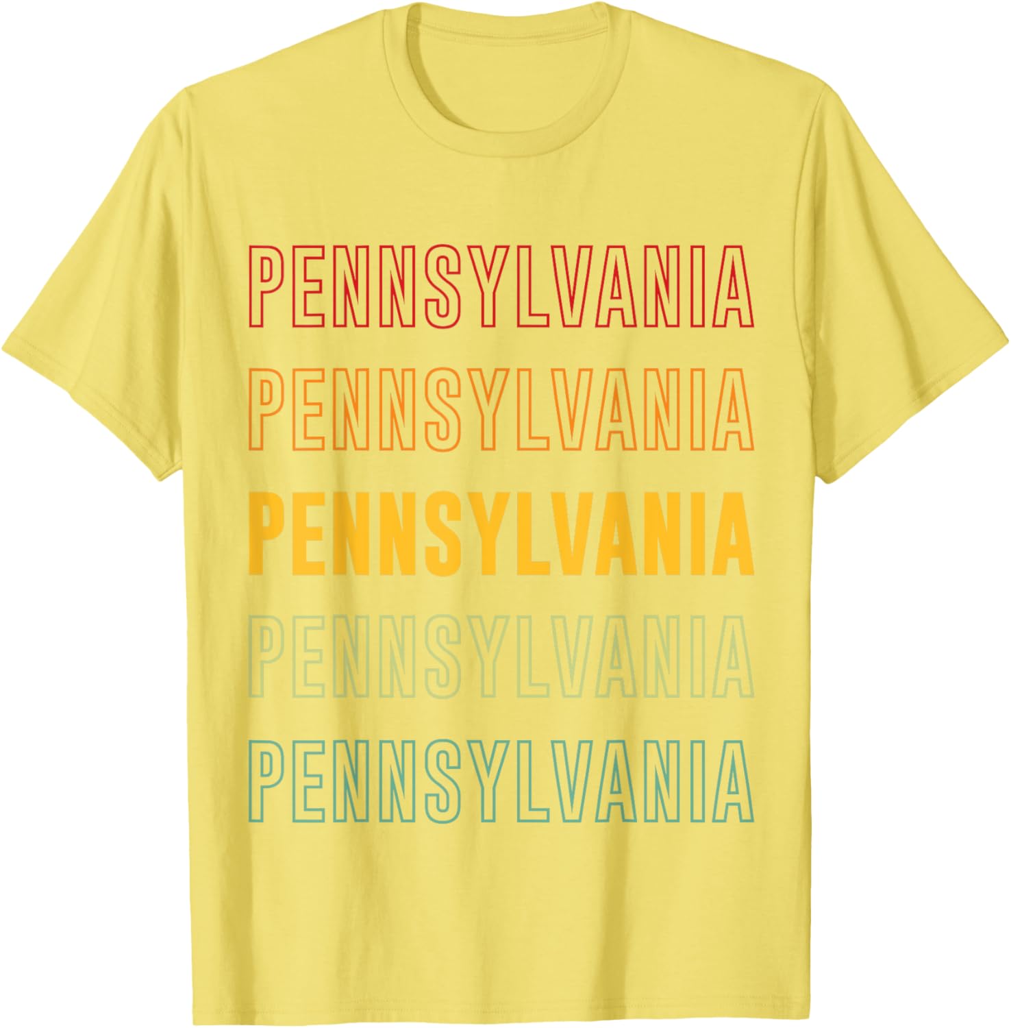 Vibrant Pennsylvania Rainbow T-Shirt for Stylish Comfort and Fun Fashion - 19
