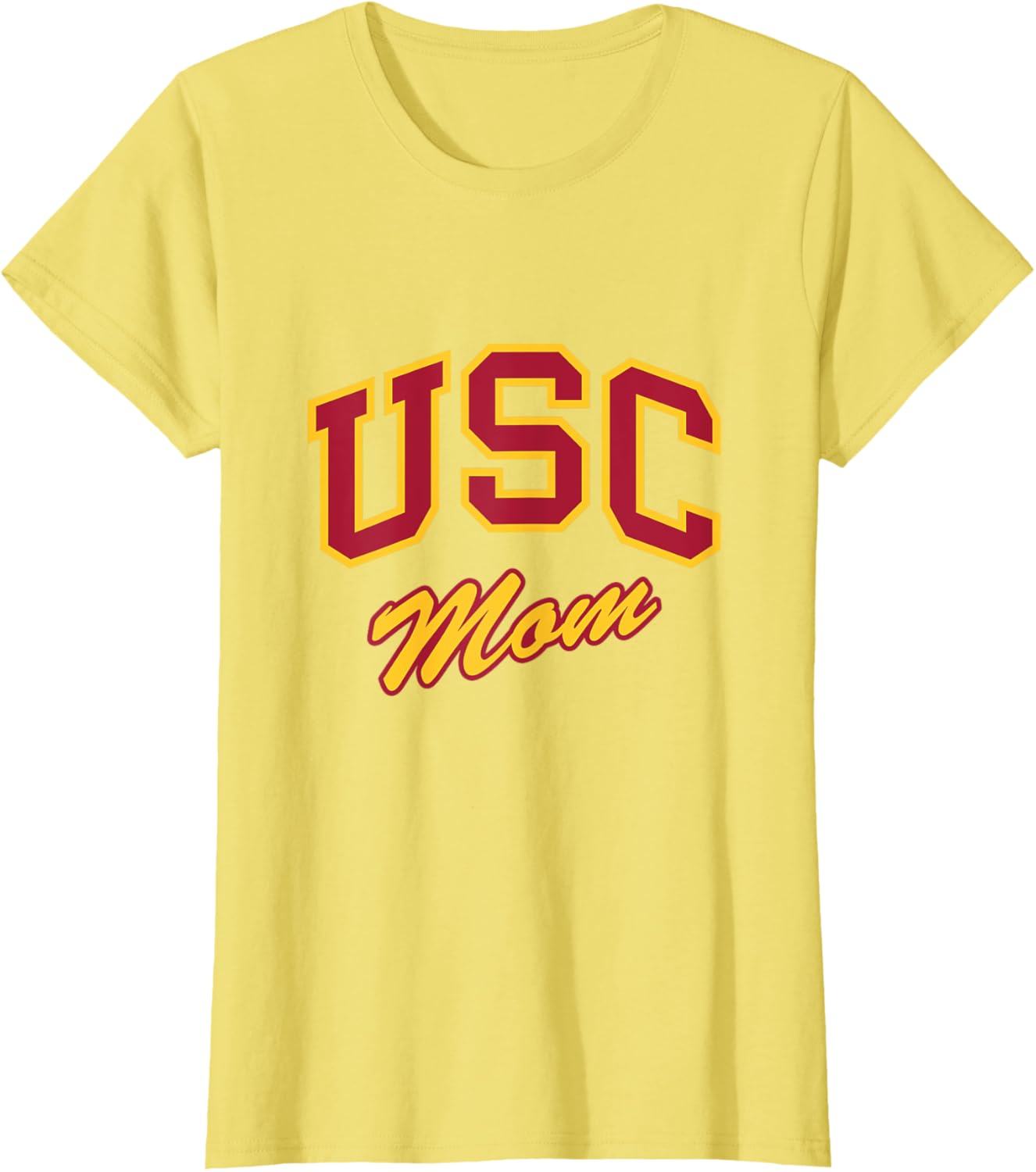 USC Mom Retro Script T-Shirt Perfect for Sports and Outdoor Activities - 15