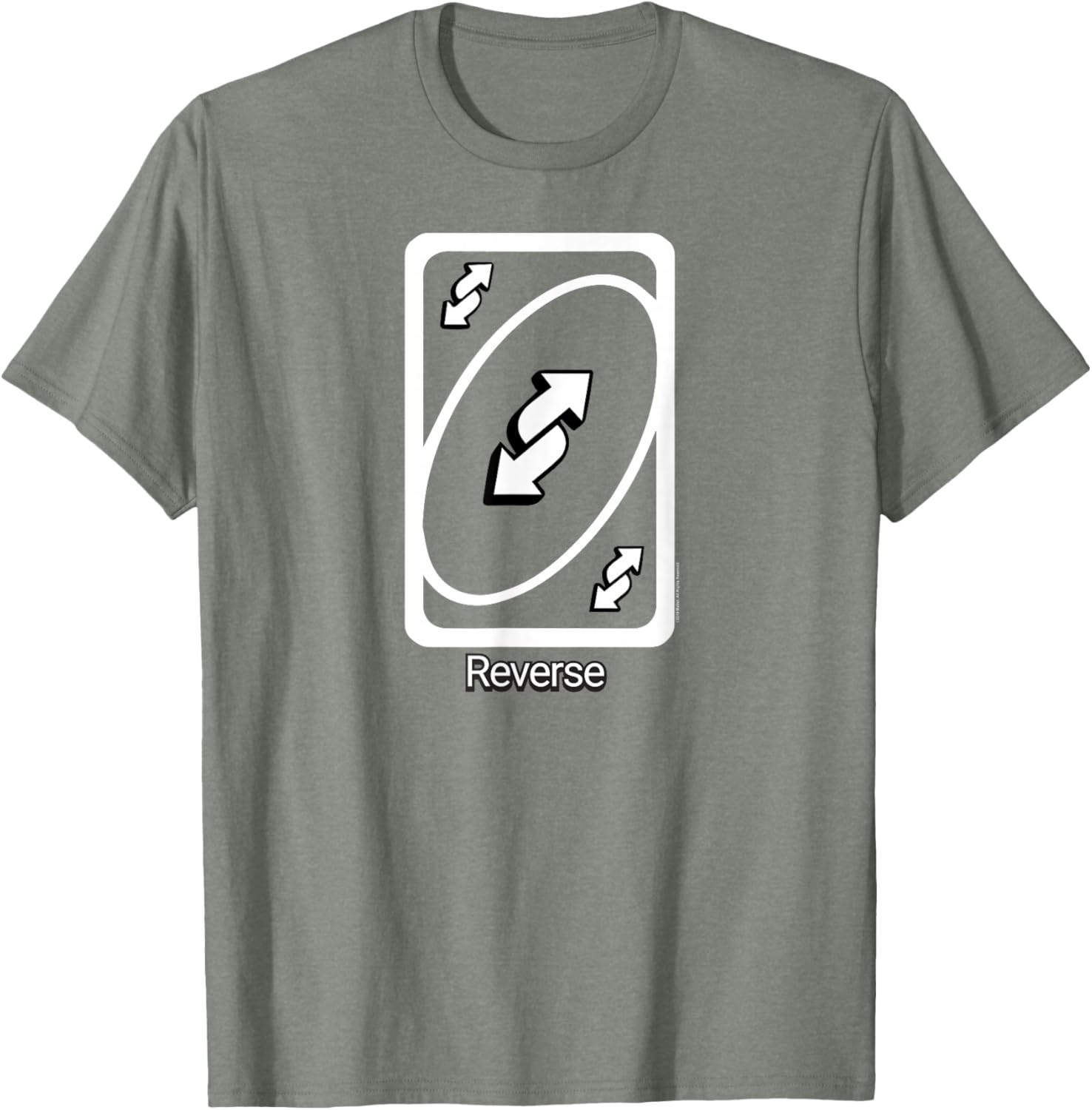 UNO Reverse Card T-Shirt Fun Graphic Tee for Game Lovers - 8