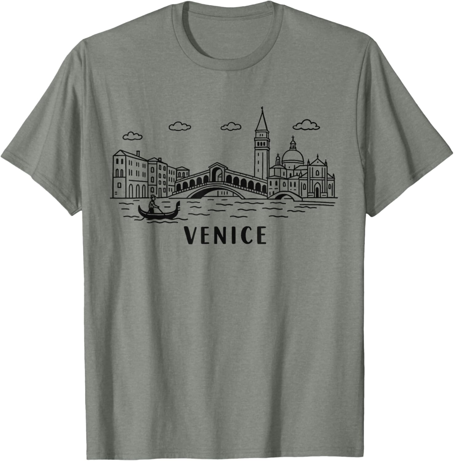 Venice Skyline T-Shirt Italy Souvenir Perfect for Travel Lovers - 9