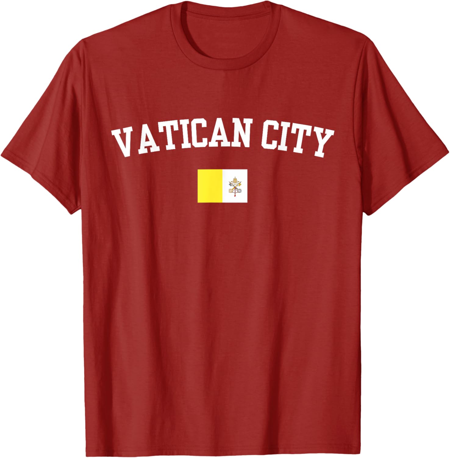 Vatican City Flag Travel T-Shirt Perfect for Souvenir Lovers - 14