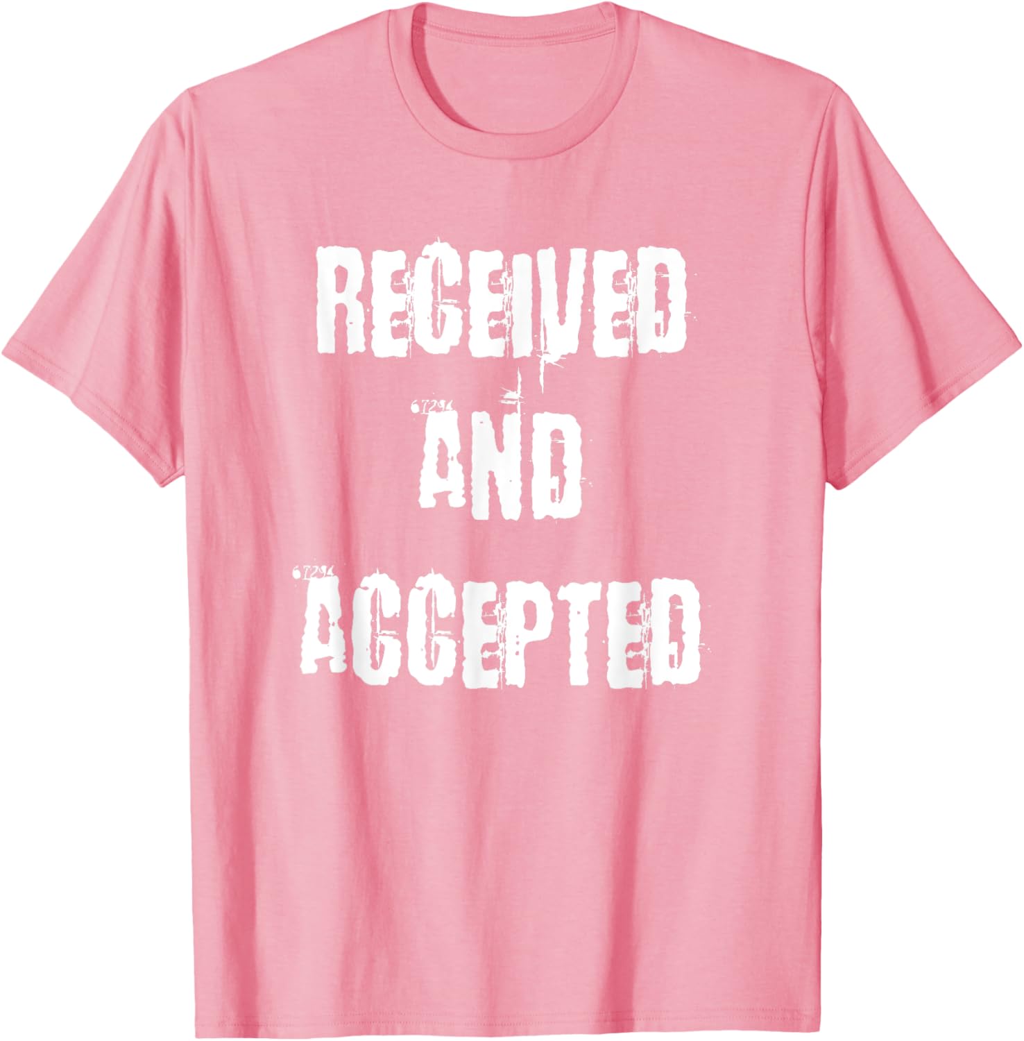 Unique Received and Accepted T-Shirt for Trendy Casual Style - 4