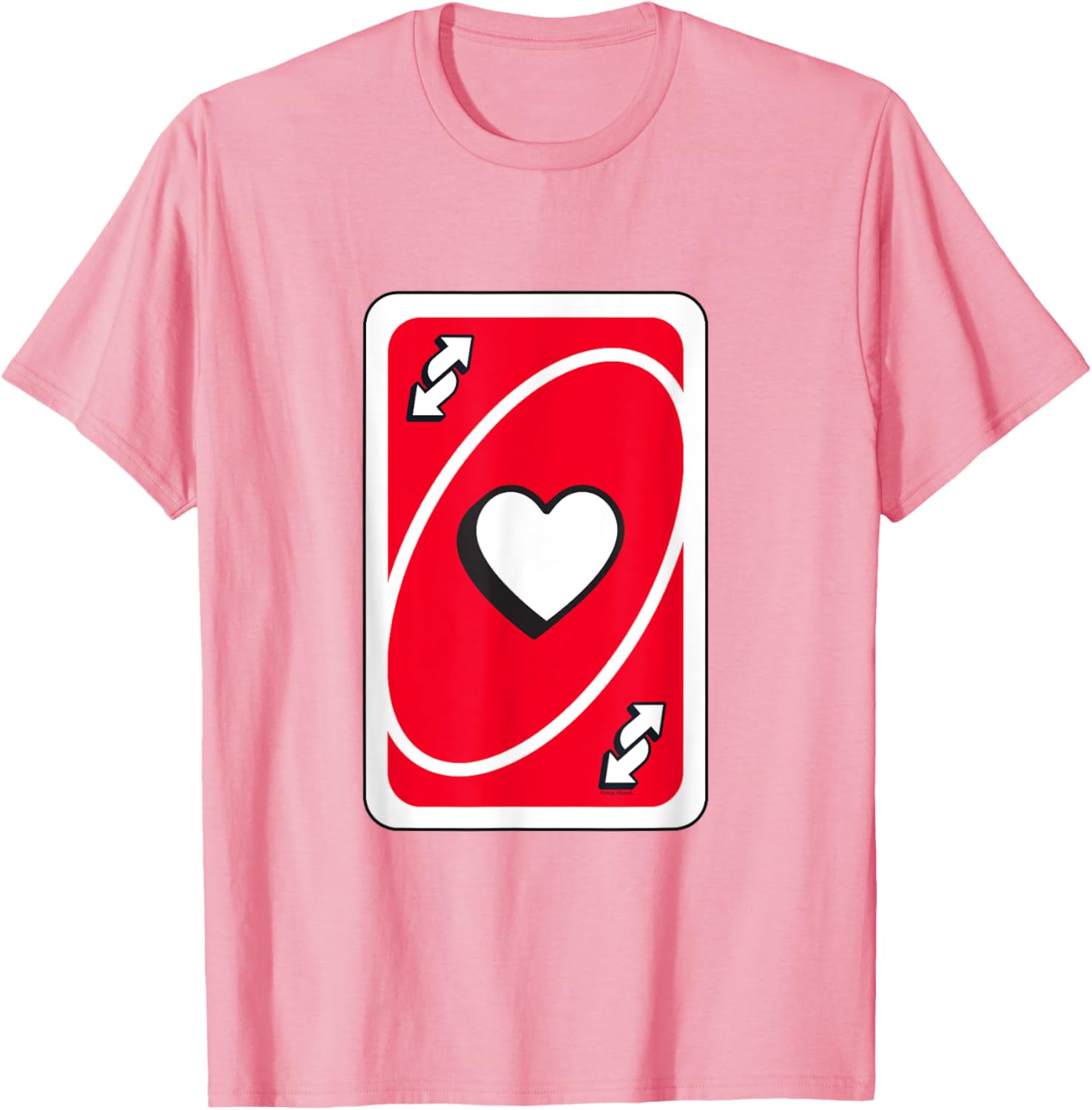 UNO Valentine's Day Red Reverse Card T-Shirt for Fun Celebrations - 12