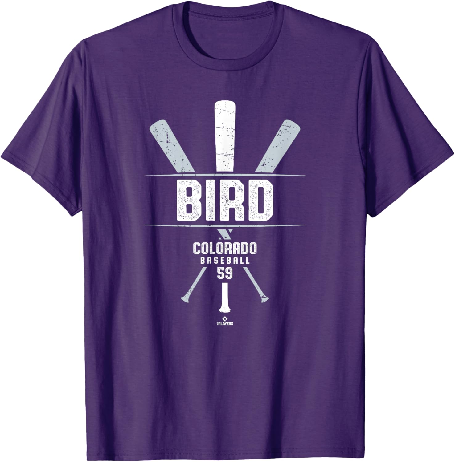 Vintage Baseball Bat Gameday Jake Bird T-Shirt for Colorado Fans - 1