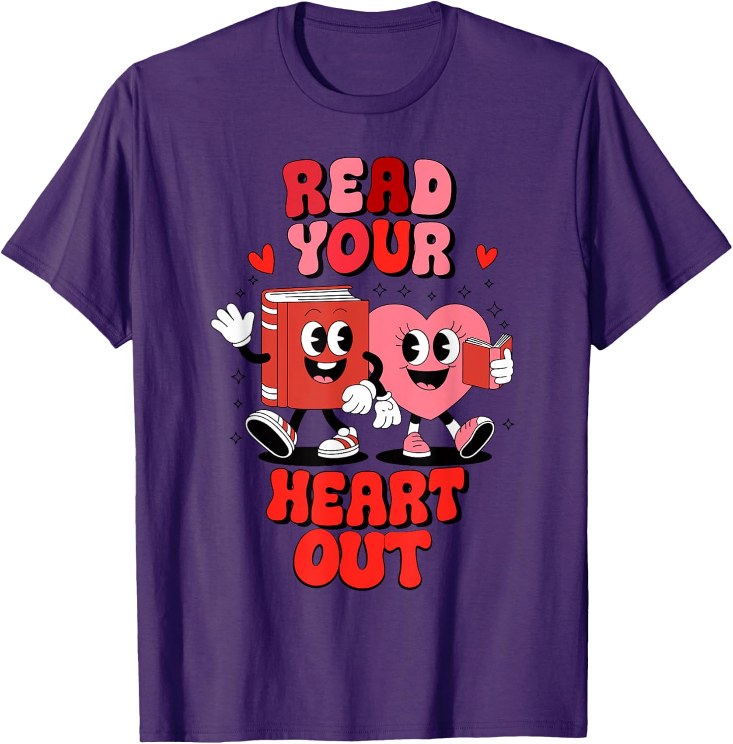 Valentine's Day Bookworm Librarian T-Shirt for Book Lovers - 6