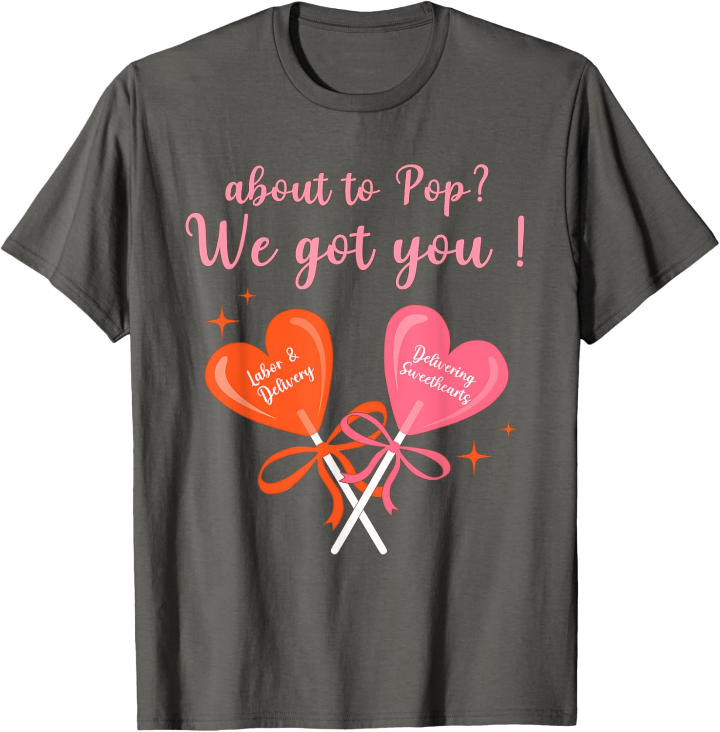 Valentine's Day Labor and Delivery T-Shirt for Expecting Moms - 1