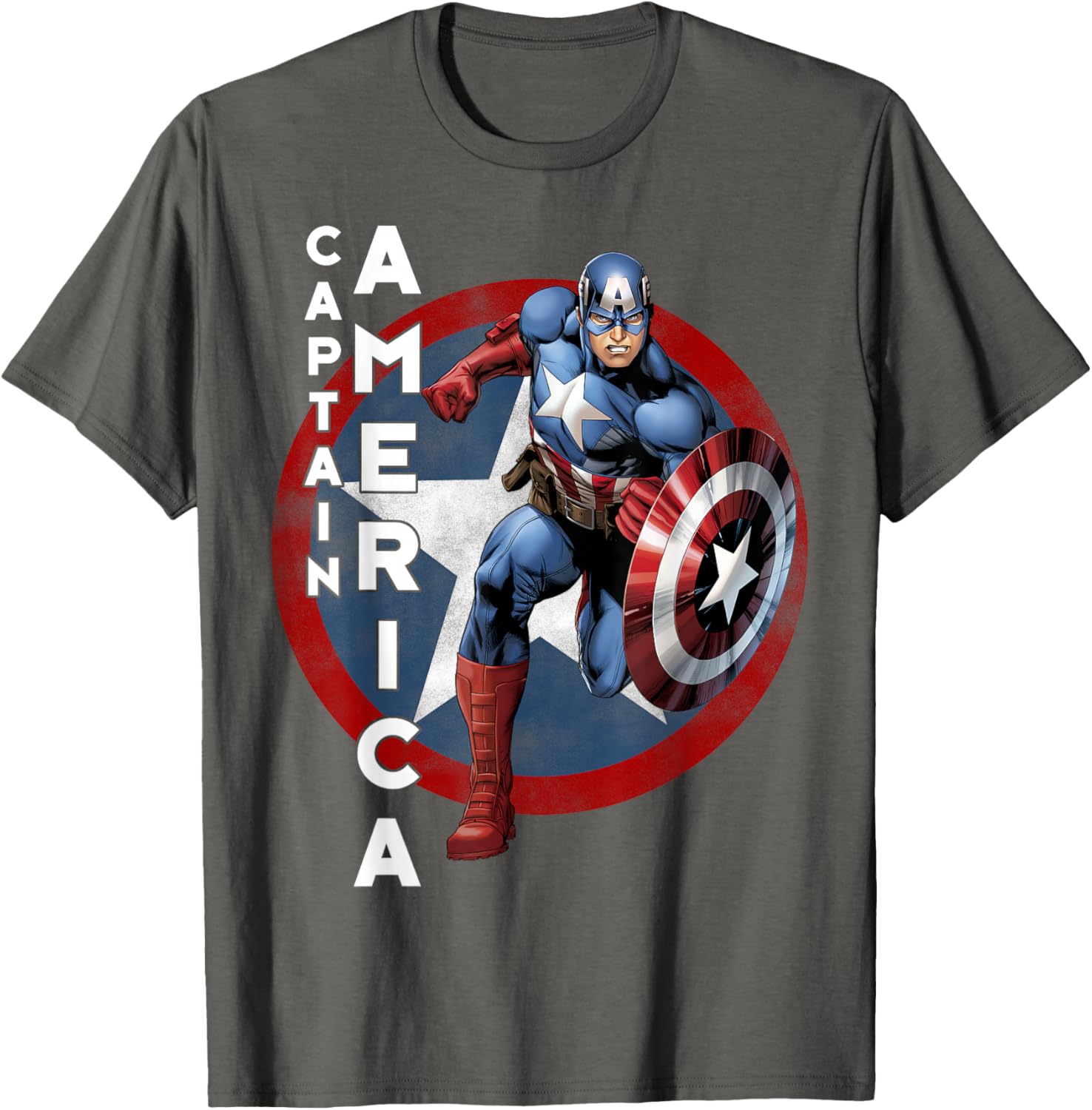 Vintage Captain America T-Shirt Marvel Avengers Icon for Fans and Collectors - 2