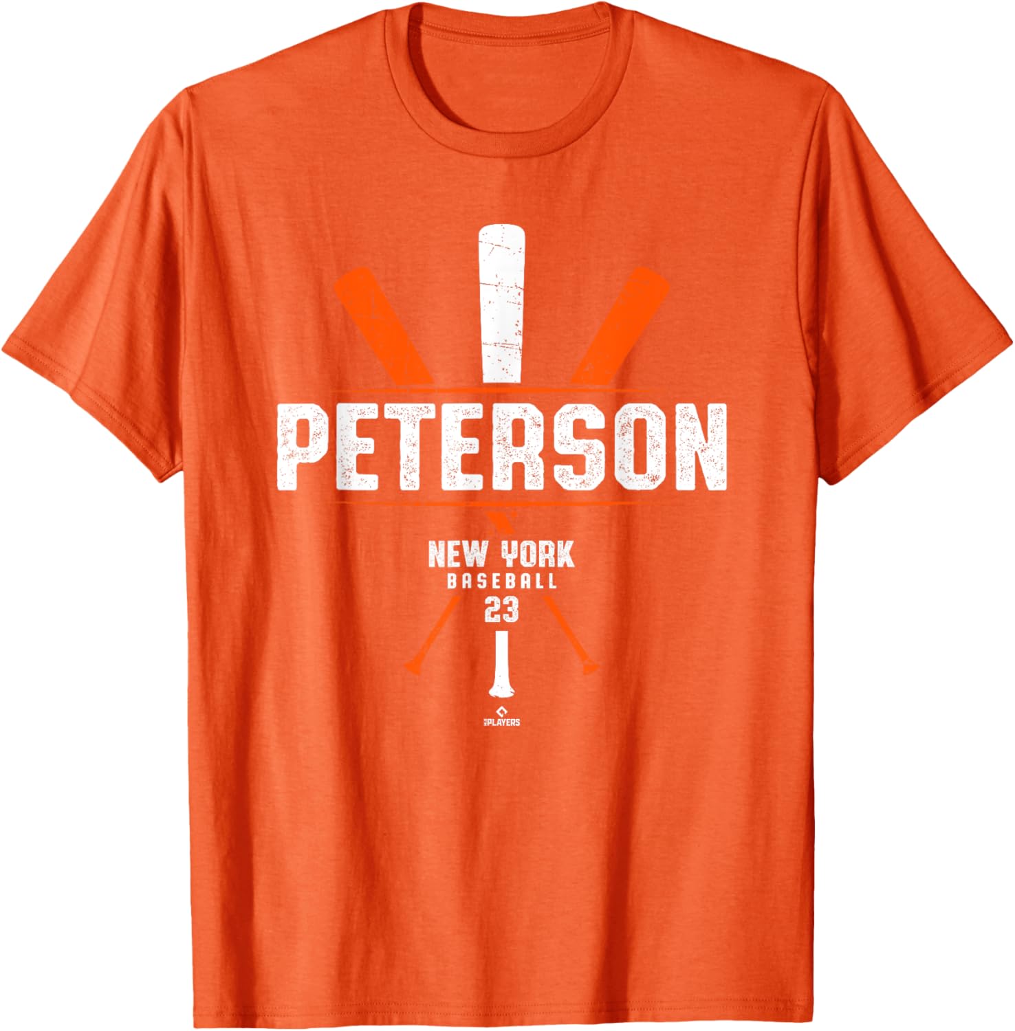 Vintage Baseball Bat Gameday David Peterson New York T-Shirt for Fans - 1