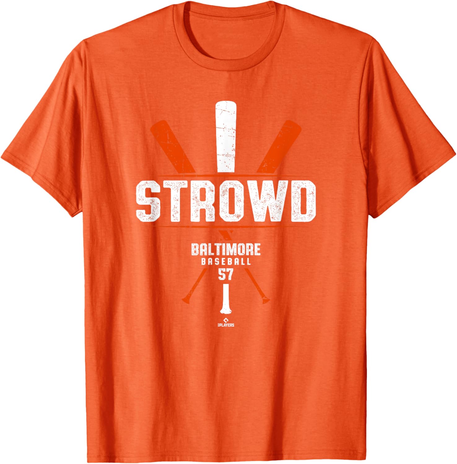 Vintage Baseball Bat Gameday T-Shirt for Kade Strowd Baltimore Fans - 1
