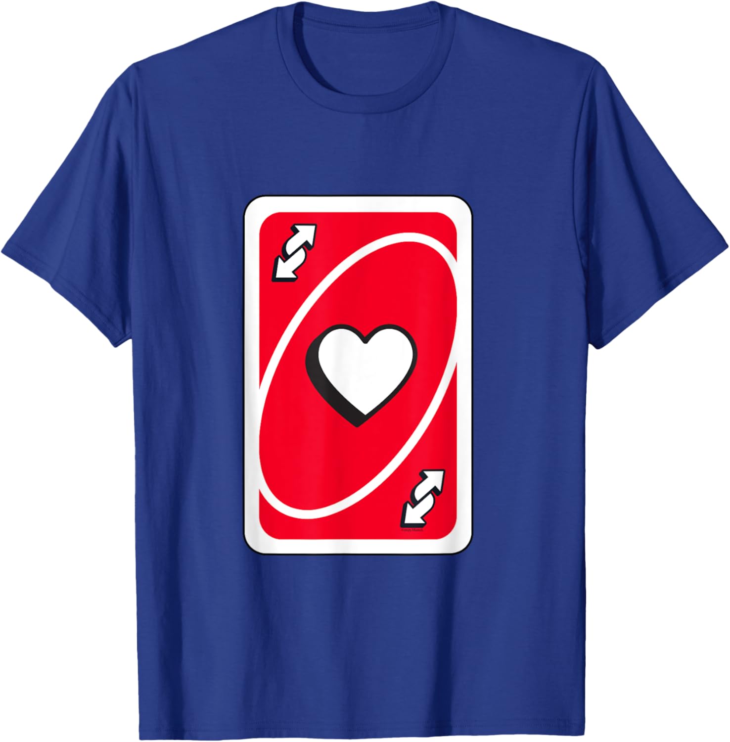 UNO Valentine's Day Red Reverse Card T-Shirt for Fun Celebrations - 3