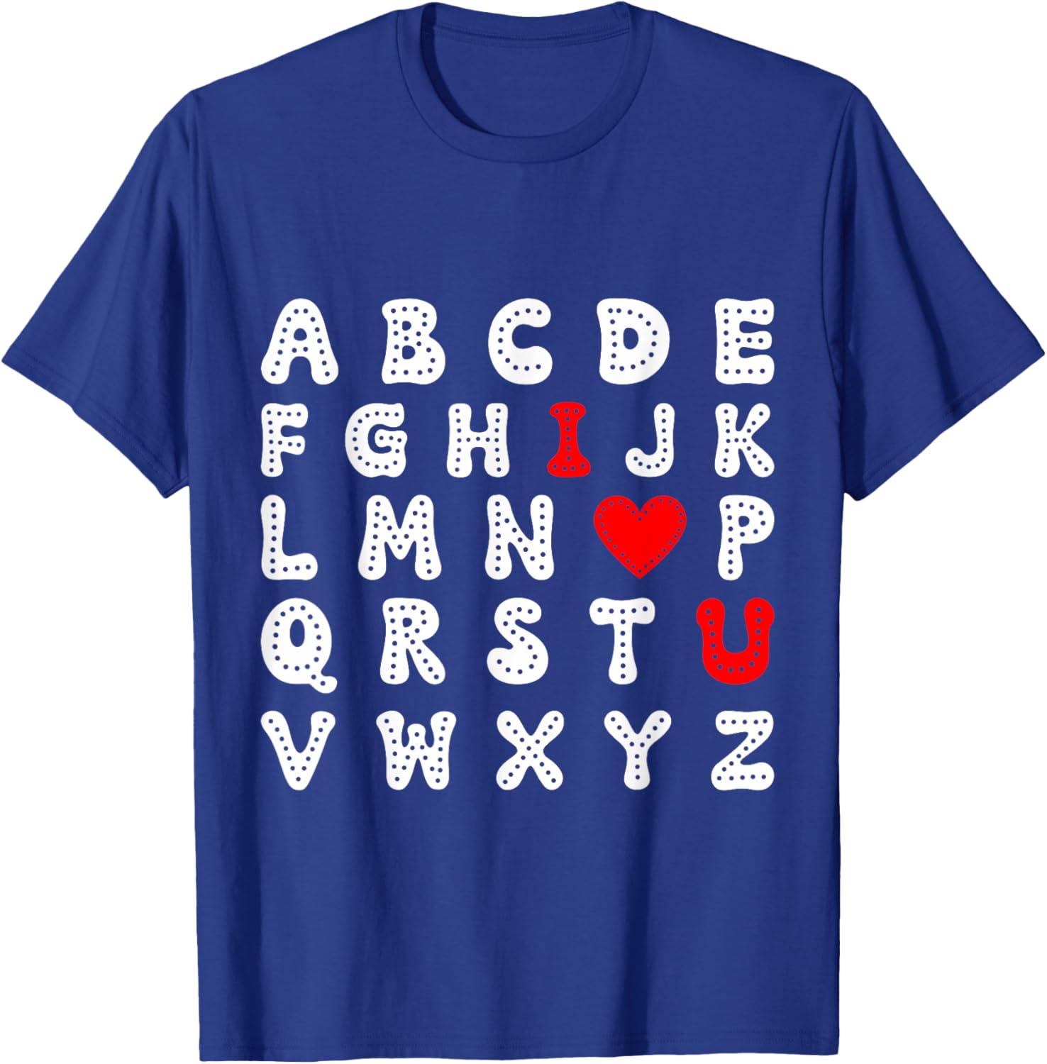 Valentine's Day ABC I Love You Toddler Boy T-Shirt for Kids - 5