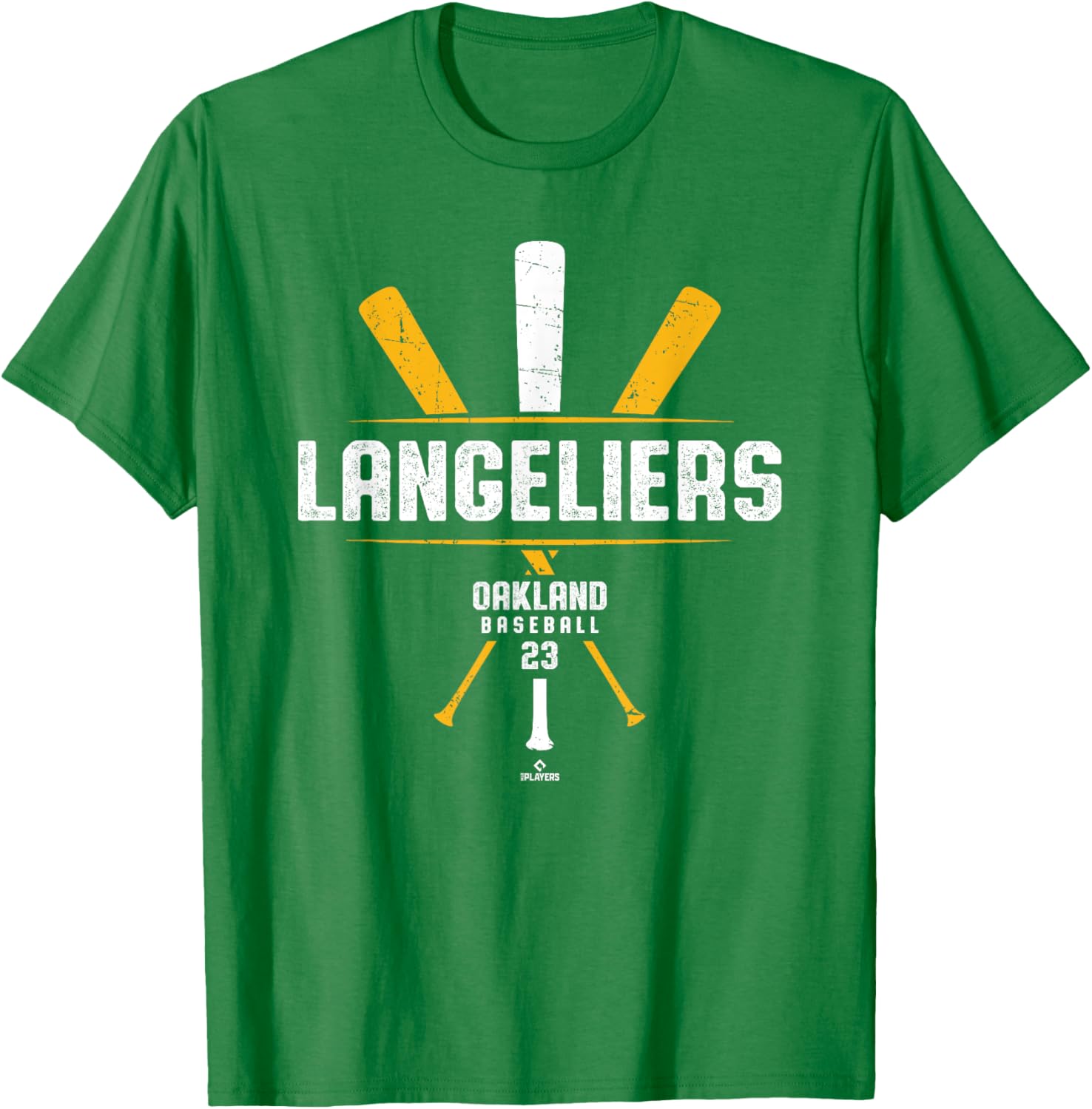 Vintage Baseball Bat Gameday Shea Langeliers Oakland T-Shirt for Fans - 2