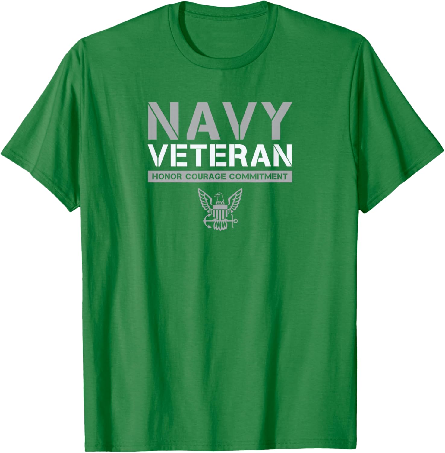 US Navy Veteran Honor Courage Commitment T-Shirt - Stylish Military Apparel - 5