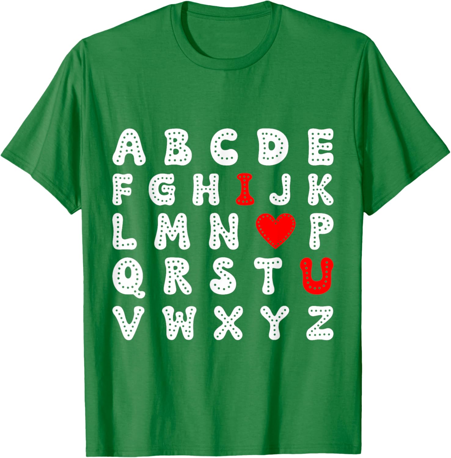 Valentine's Day ABC I Love You Toddler Boy T-Shirt for Kids - 7