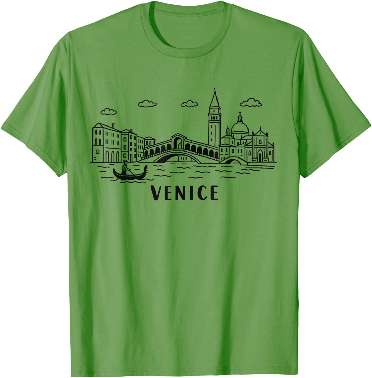 Venice Skyline T-Shirt Italy Souvenir Perfect for Travel Lovers - 1