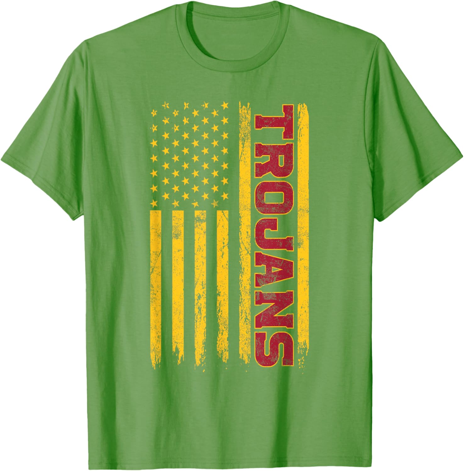 USC Trojans American Flag T-Shirt for Sports Fans and Outdoors Fun - 10
