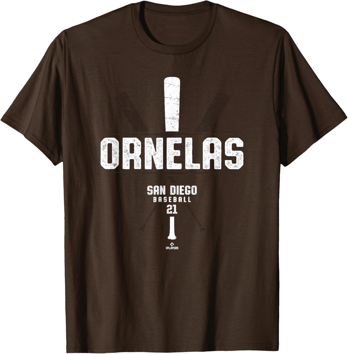 Vintage Baseball Bat Gameday Shirt by Tirso Ornelas in San Diego Style - 1