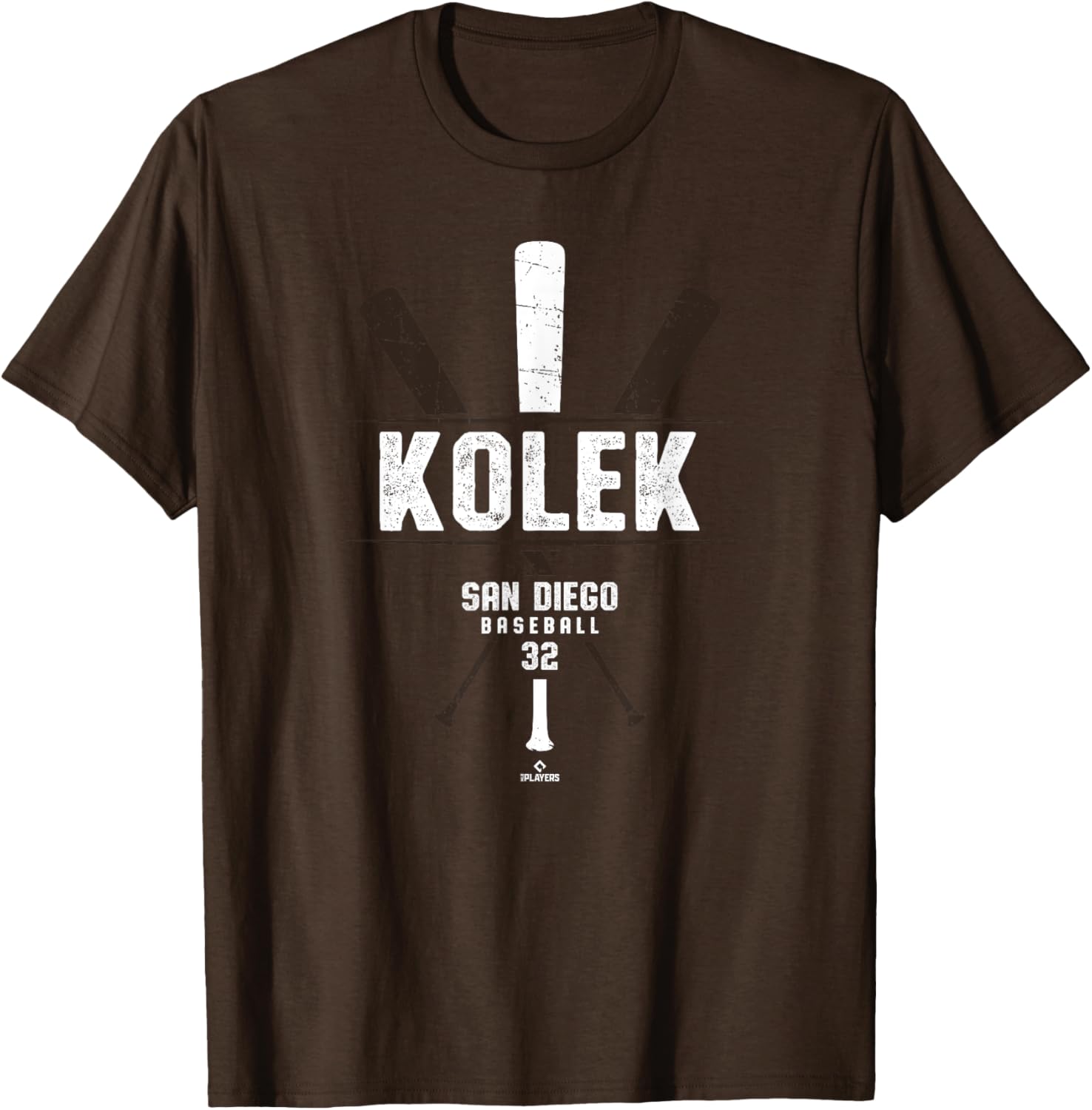 Vintage Baseball Bat Gameday T-Shirt for Stephen Kolek Fans in San Diego - 4