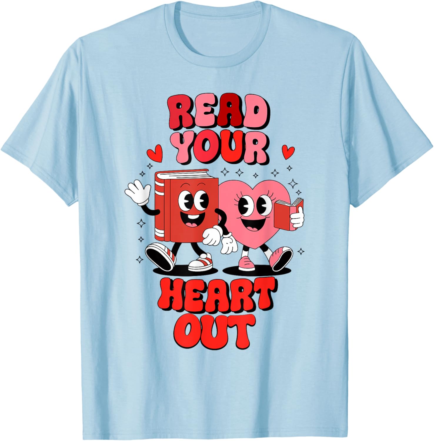 Valentine's Day Bookworm Librarian T-Shirt for Book Lovers - 13