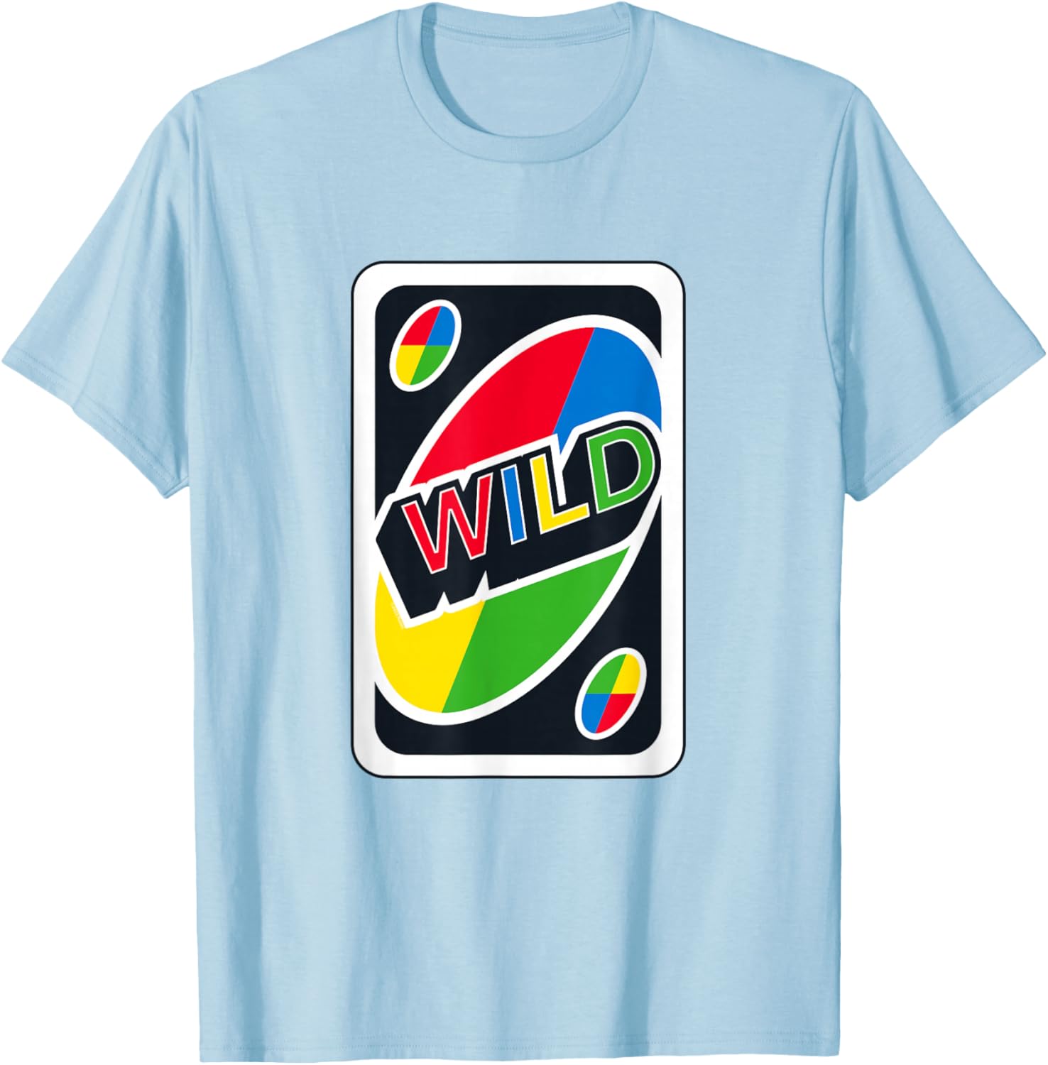 UNO Wild Card T-Shirt Fun Graphic Tee for Gamers and Casual Wear - 1