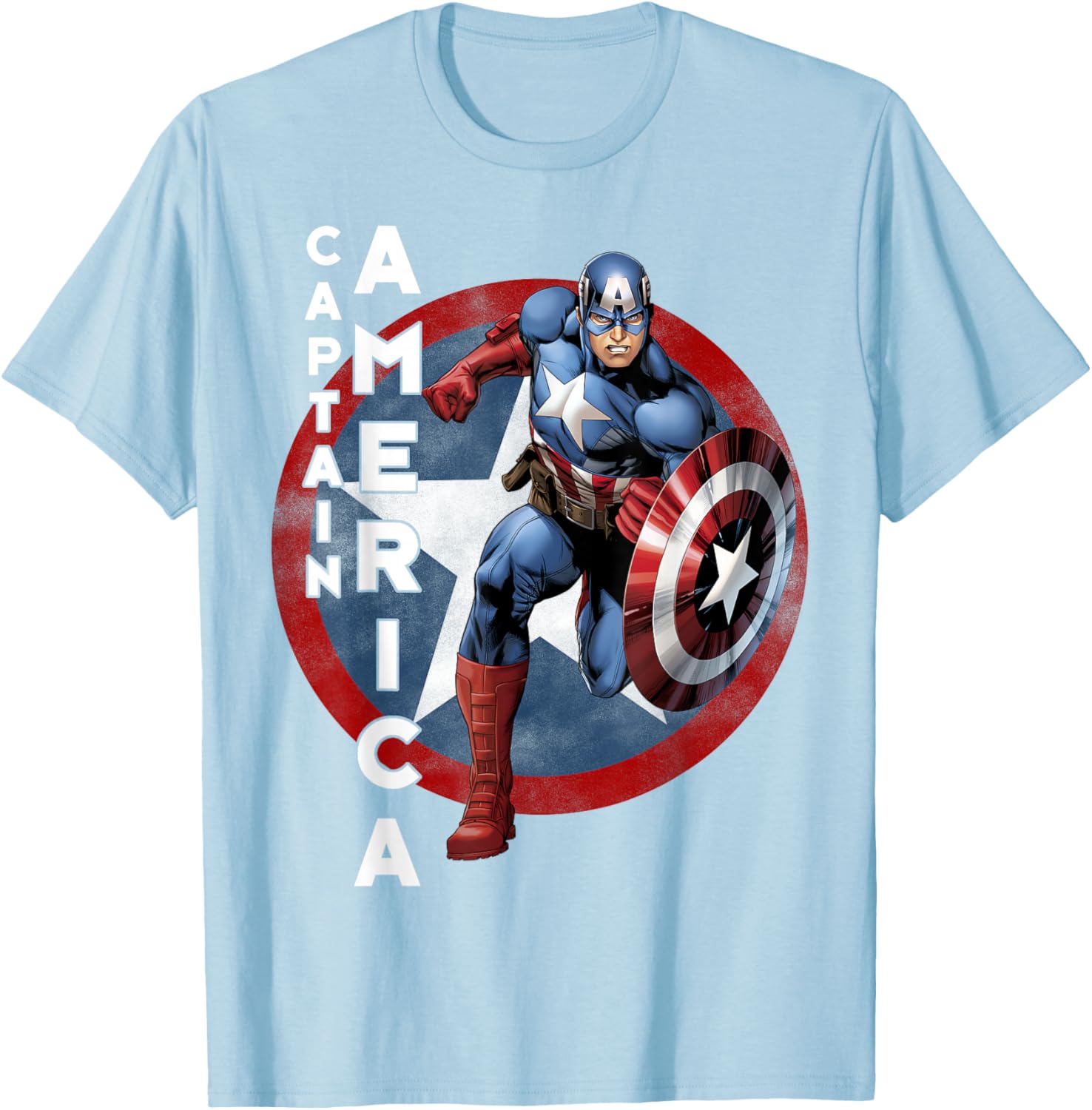 Vintage Captain America T-Shirt Marvel Avengers Icon for Fans and Collectors - 6