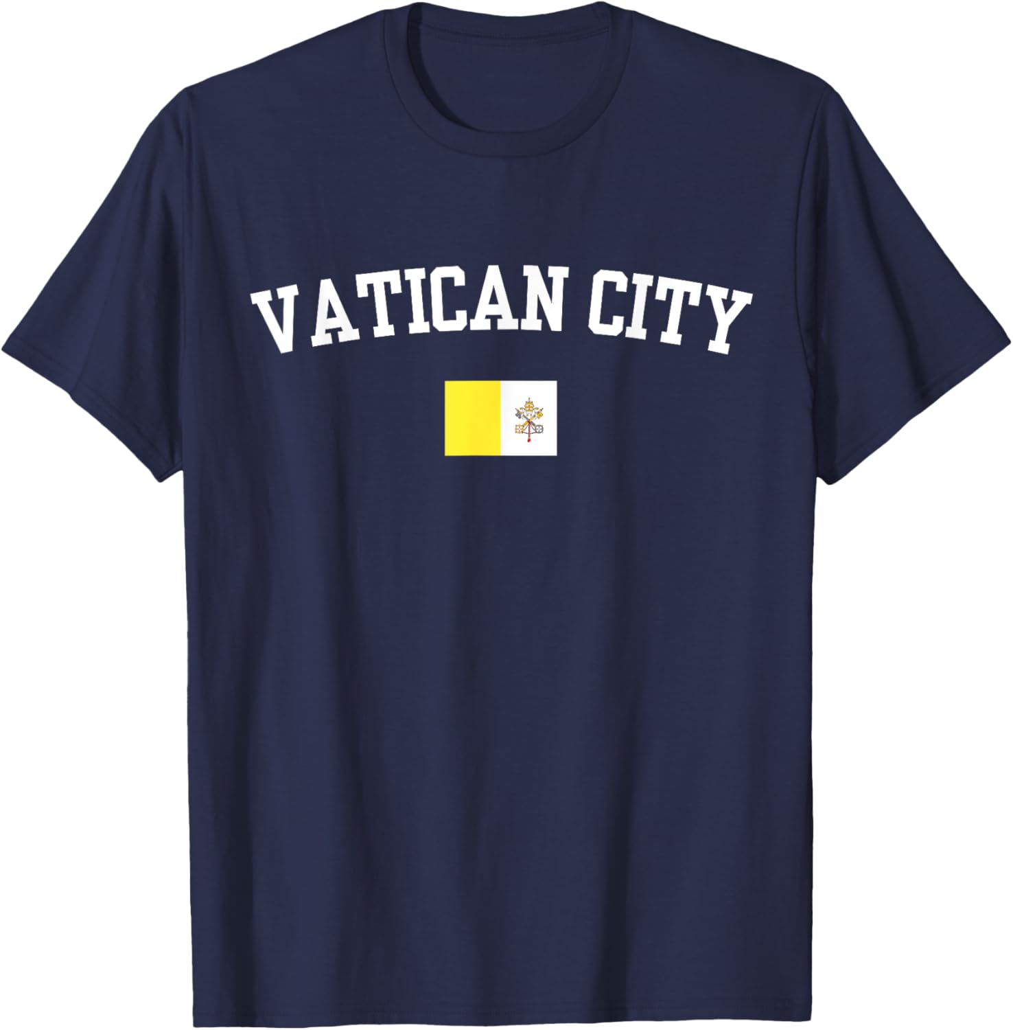 Vatican City Flag Travel T-Shirt Perfect for Souvenir Lovers - 17