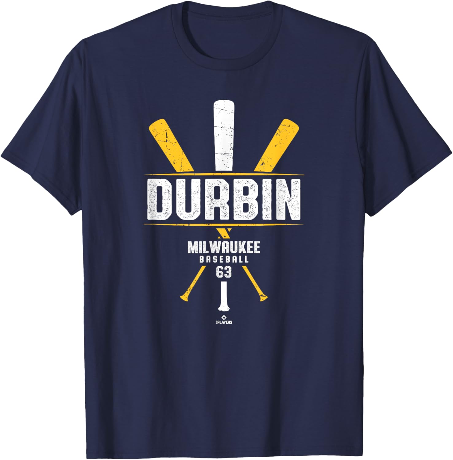 Vintage Baseball Bat Caleb Durbin Milwaukee T-Shirt for Gameday Fun - 2