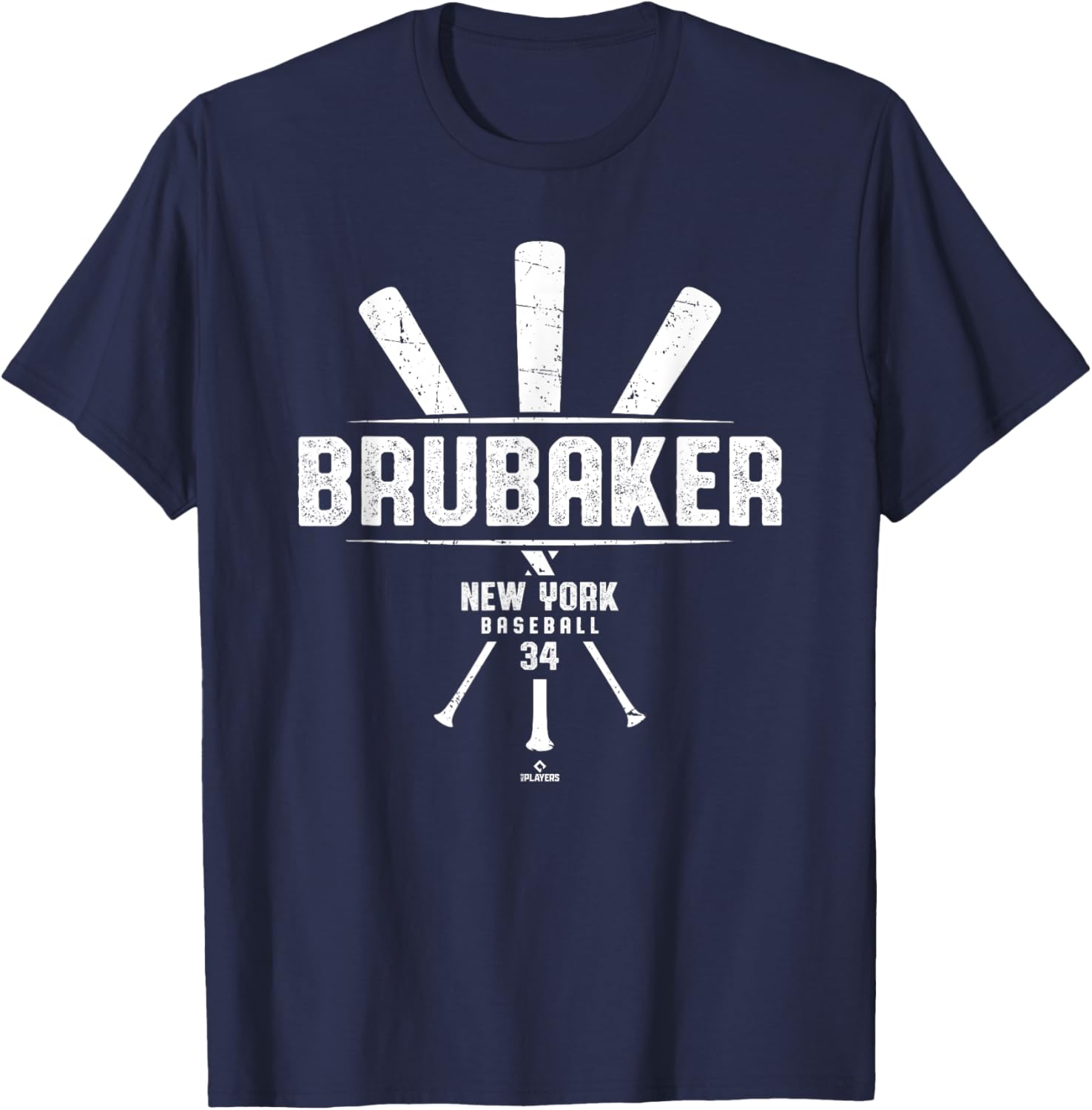 Vintage Baseball Bat Gameday JT Brubaker New York T-Shirt for Fans - 2