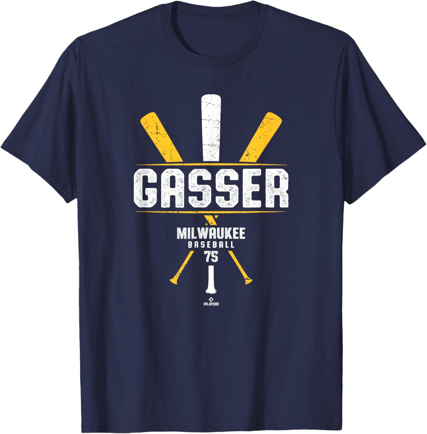 Vintage Baseball Bat Gameday Robert Gasser Milwaukee T-Shirt for Fans - 1