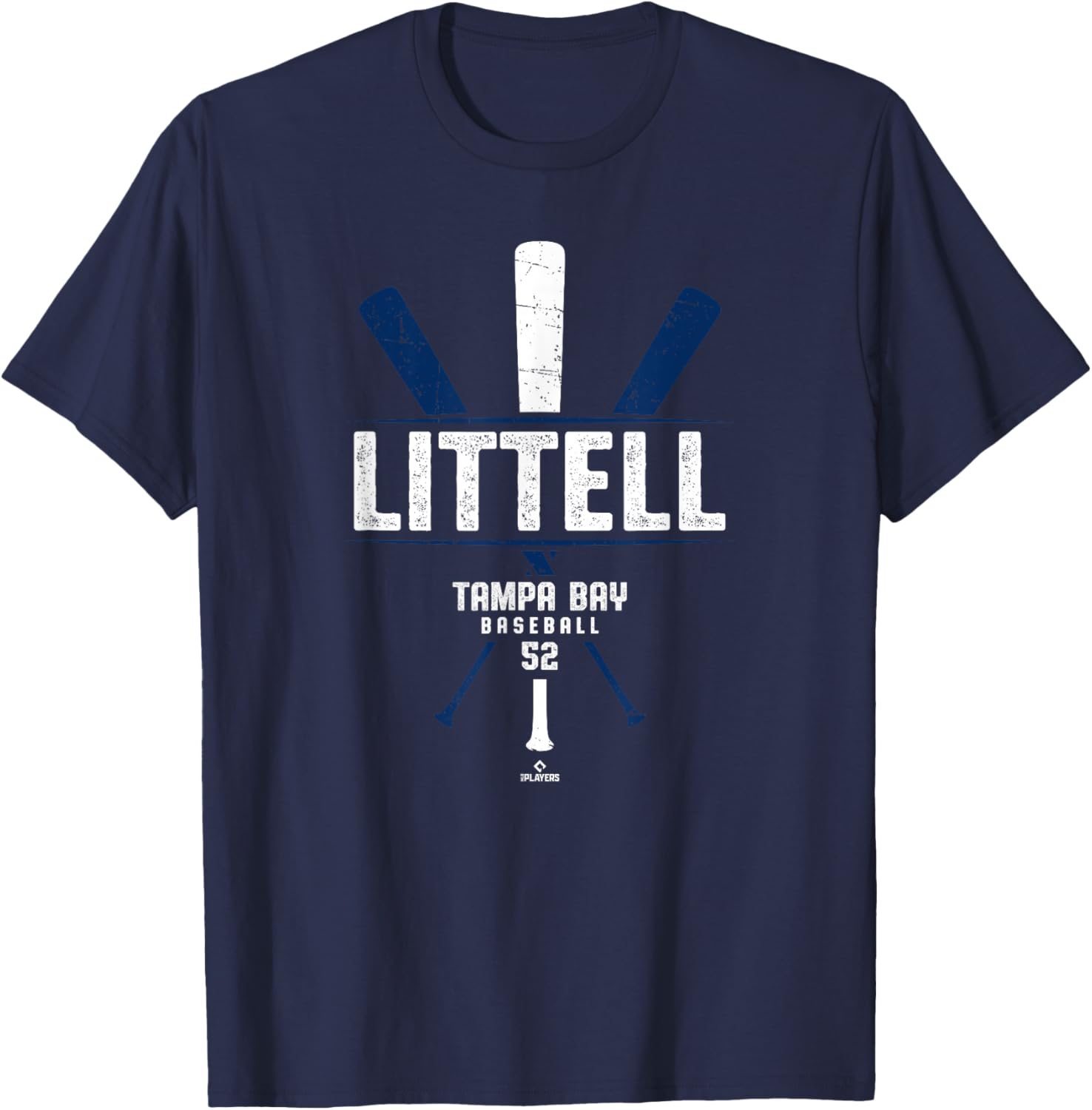Vintage Baseball Bat Zack Littell Gameday T-Shirt for Tampa Bay Fans - 4