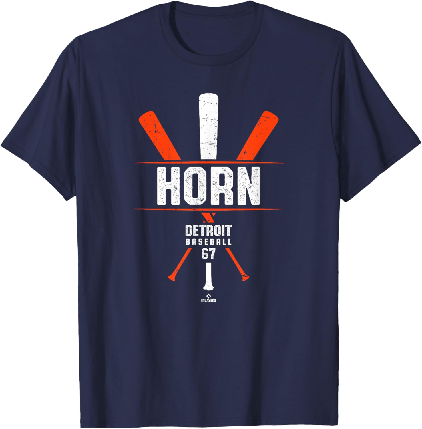 Vintage Baseball Bat Gameday Bailey Horn Detroit T-Shirt for Fans - 1