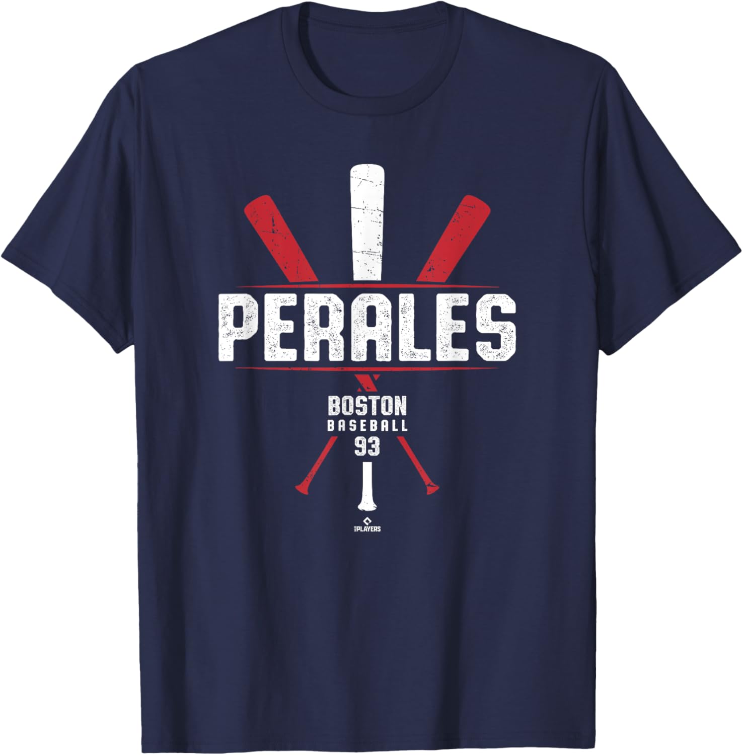 Vintage Baseball Bat Gameday T-Shirt Featuring Luis Perales Boston Design - 4