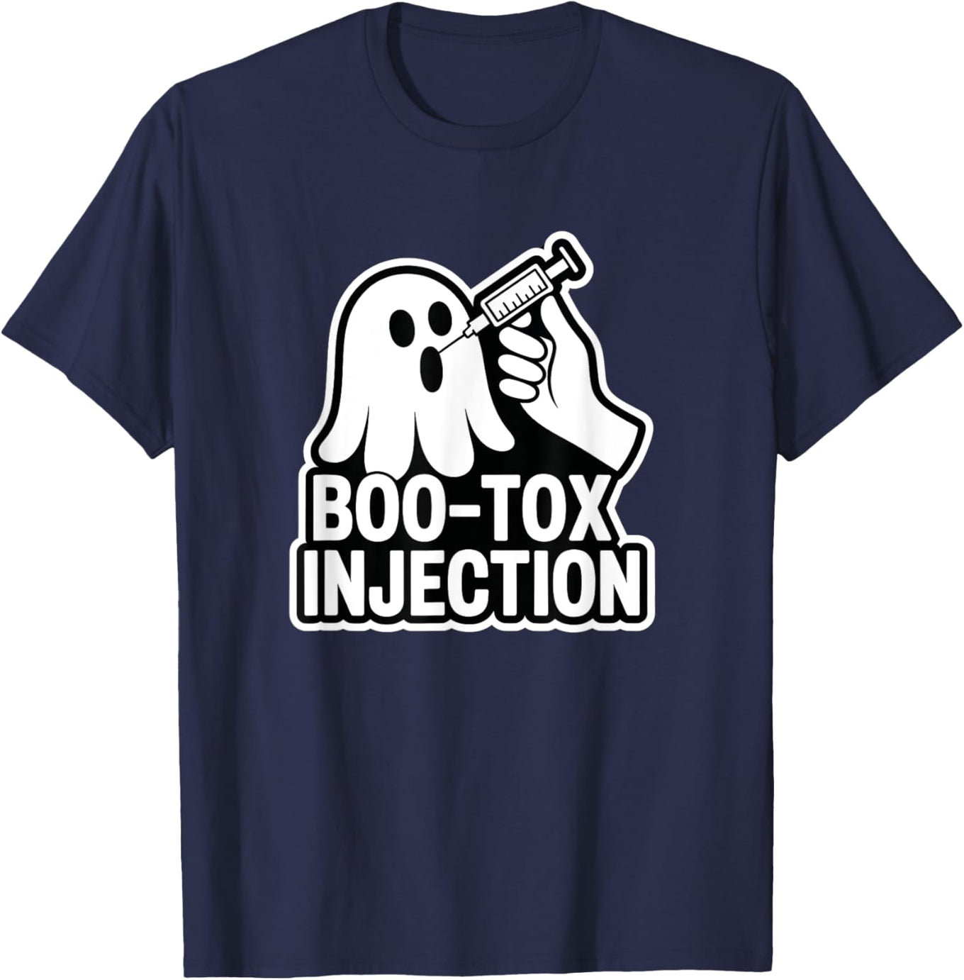 Boo Tox Injection Halloween Graphic T-Shirt for Spooky Fun Celebrations - 1