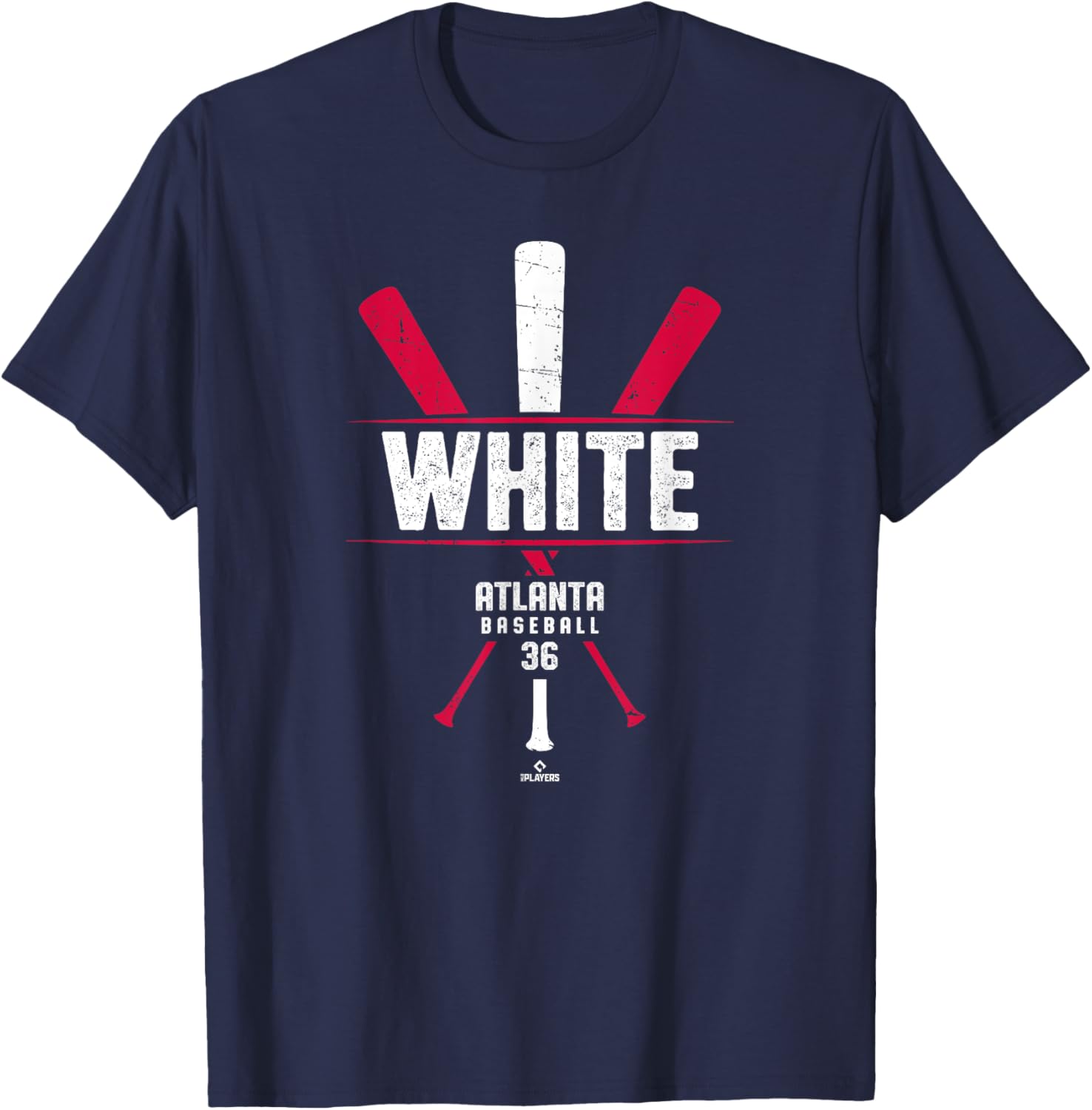 Vintage Baseball Bat Eli White Atlanta Team T-Shirt for Gameday Fun - 1