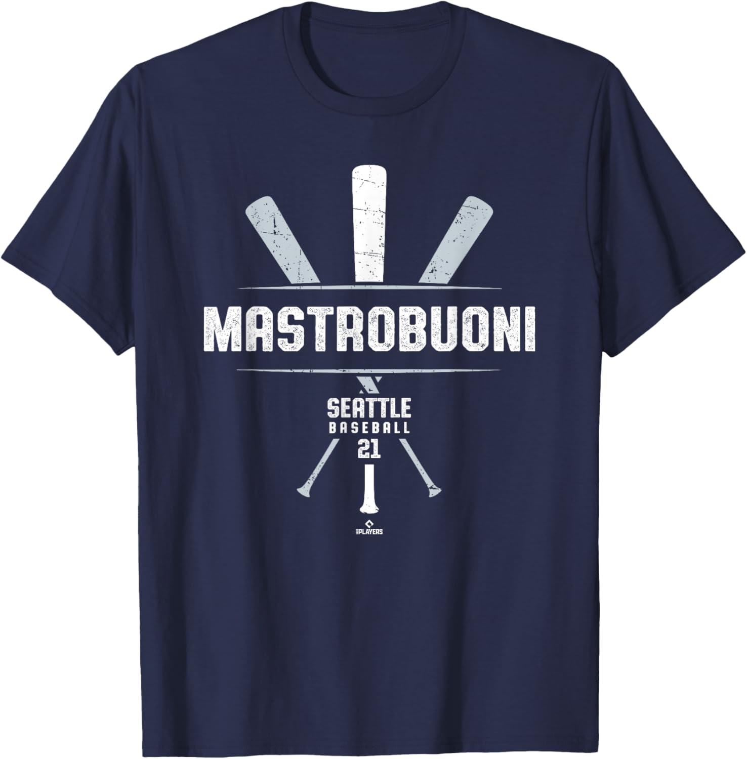Vintage Baseball Bat Seattle T-Shirt Gameday Miles Mastrobuoni Apparel - 1