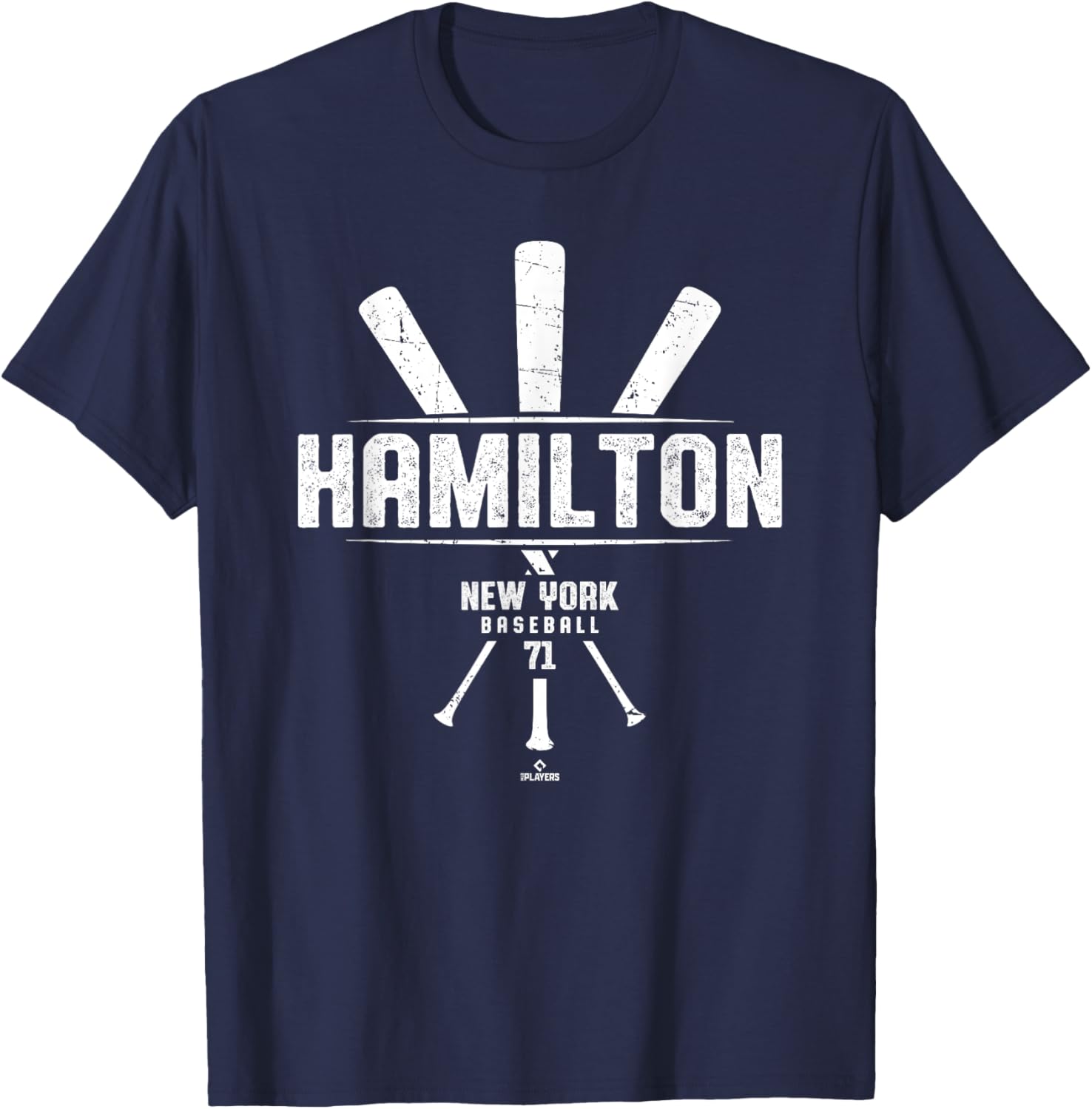 Vintage Baseball Bat Gameday T-Shirt for Ian Hamilton New York Fans - 2