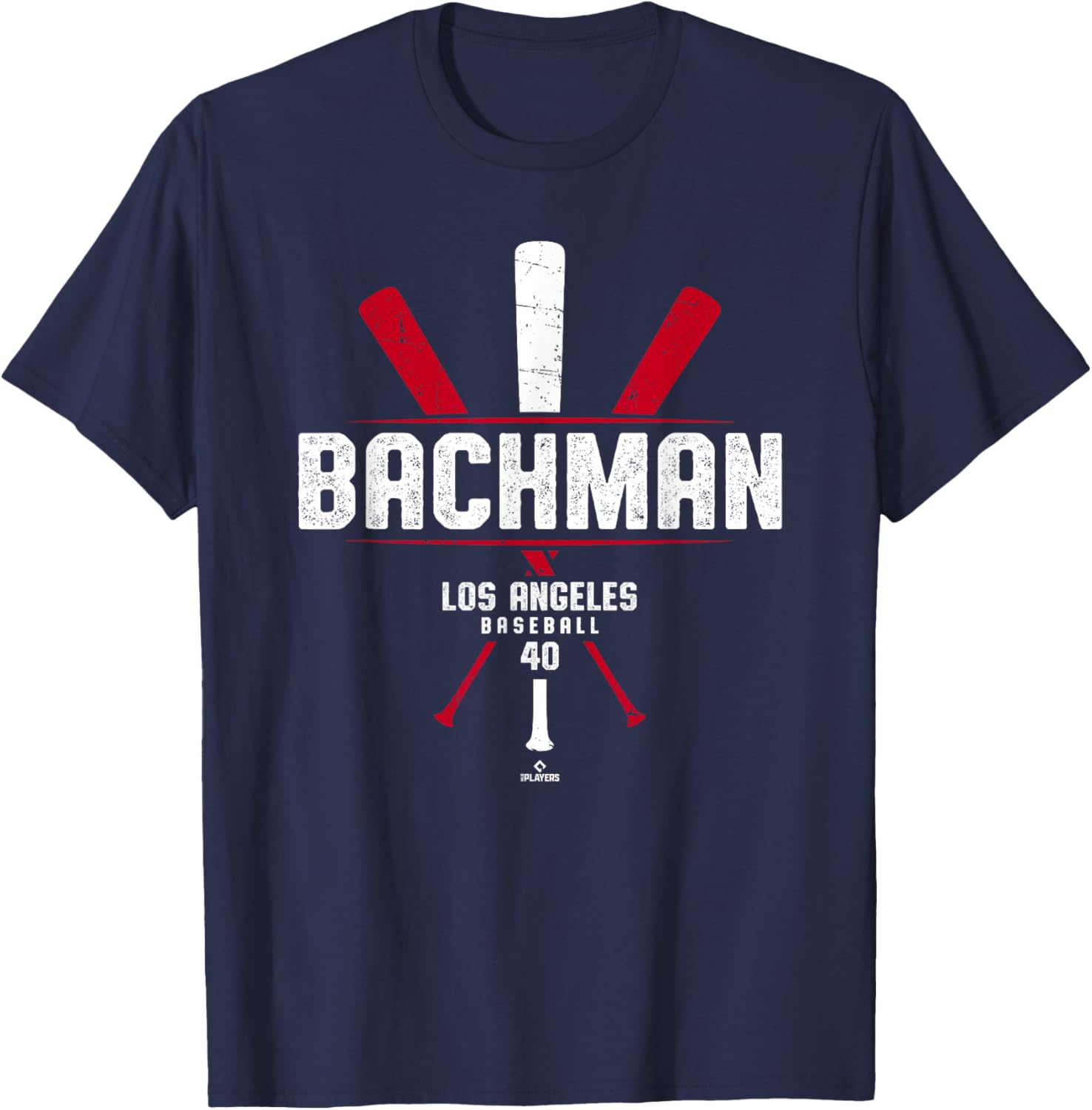 Vintage Baseball Bat Gameday T-Shirt for Sam Bachman Los Angeles Fans - 4