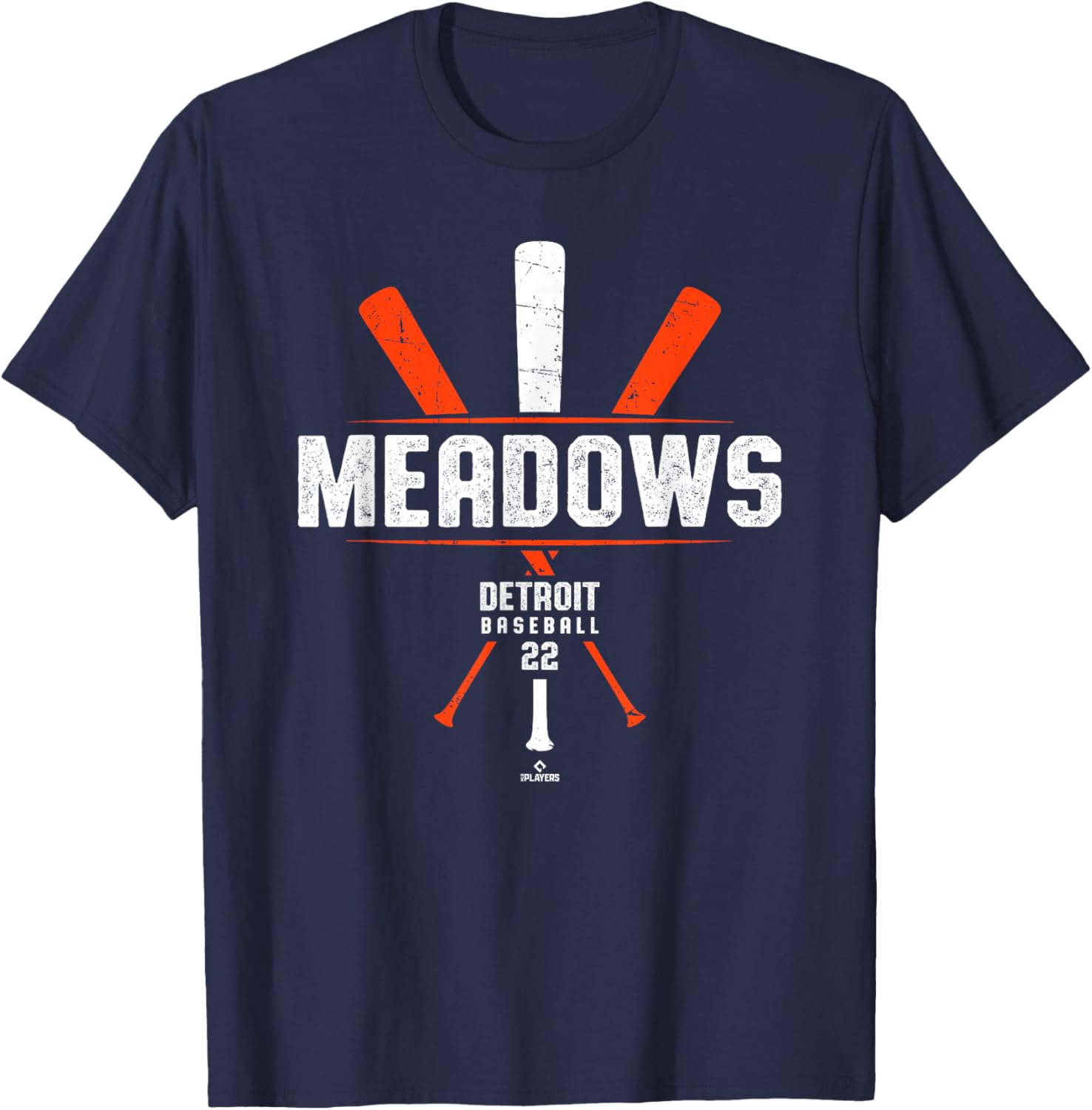 Vintage Baseball Bat Parker Meadows Detroit T-Shirt for Gamers & Fans - 3