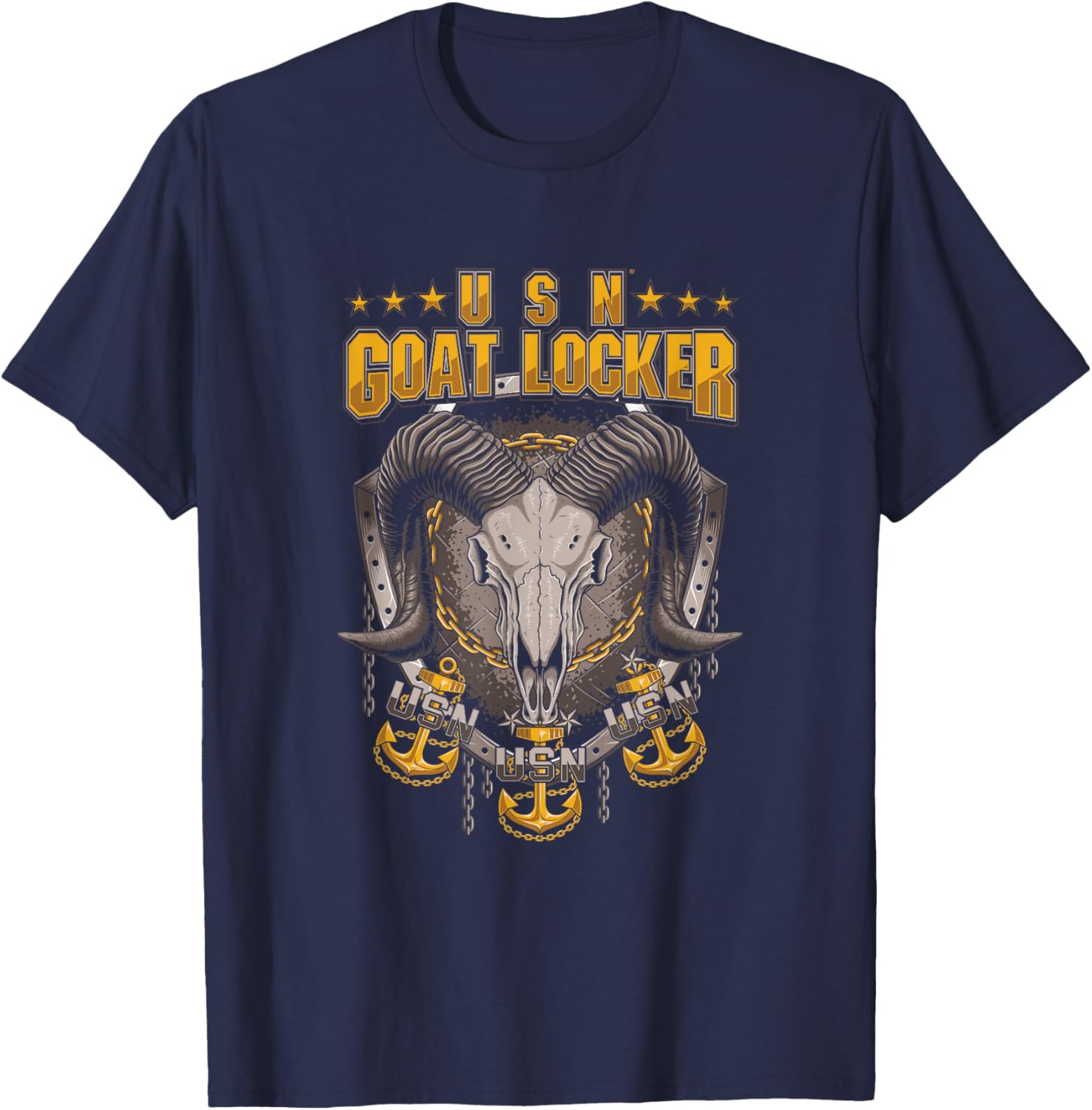 United States Navy Chief Petty Officer Goat Locker T-Shirt for Veterans - 4
