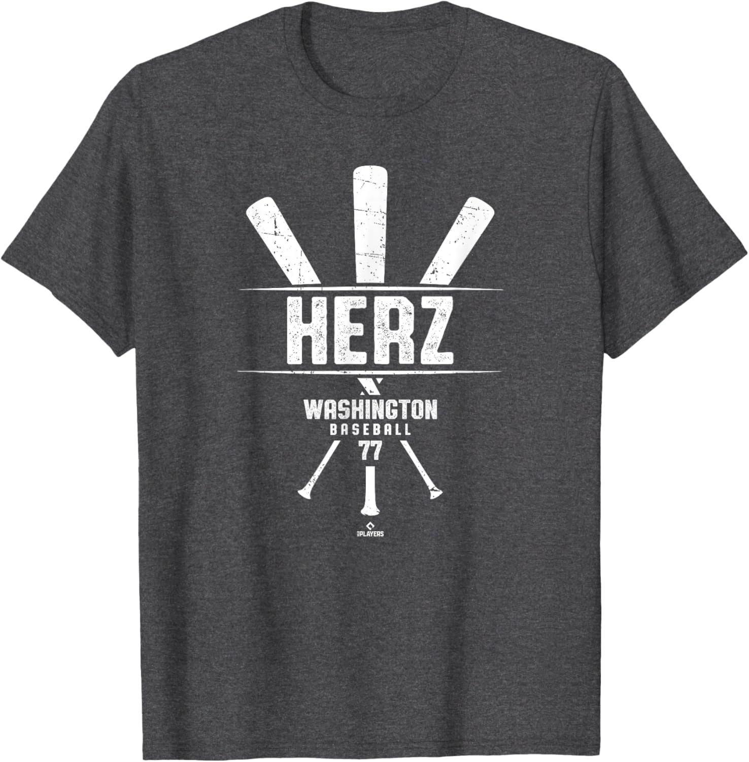 Vintage Baseball Bat T-Shirt for DJ Herz Washington Baseball Fans - 4
